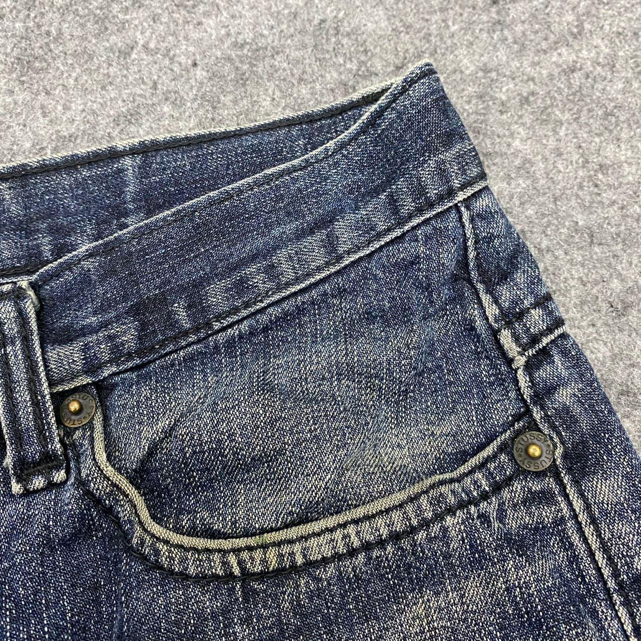 Stussy 💥Need Gone💥 Vintage Stussy Sista Distressed Denim Size US 32 / EU 48 - 10 Thumbnail