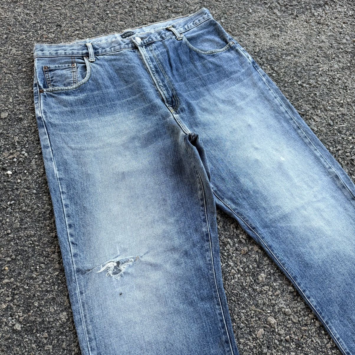 Japanese Brand VINTAGE MUD WASHED DENIM RIPPEP JEAN Size US 40 / EU 56 - 5 Thumbnail