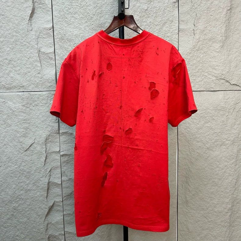 Givenchy Givenchy Red Ripped Short Sleeve 2506-Nextarrow Size US XS / EU 42 / 0 - 2 Thumbnail