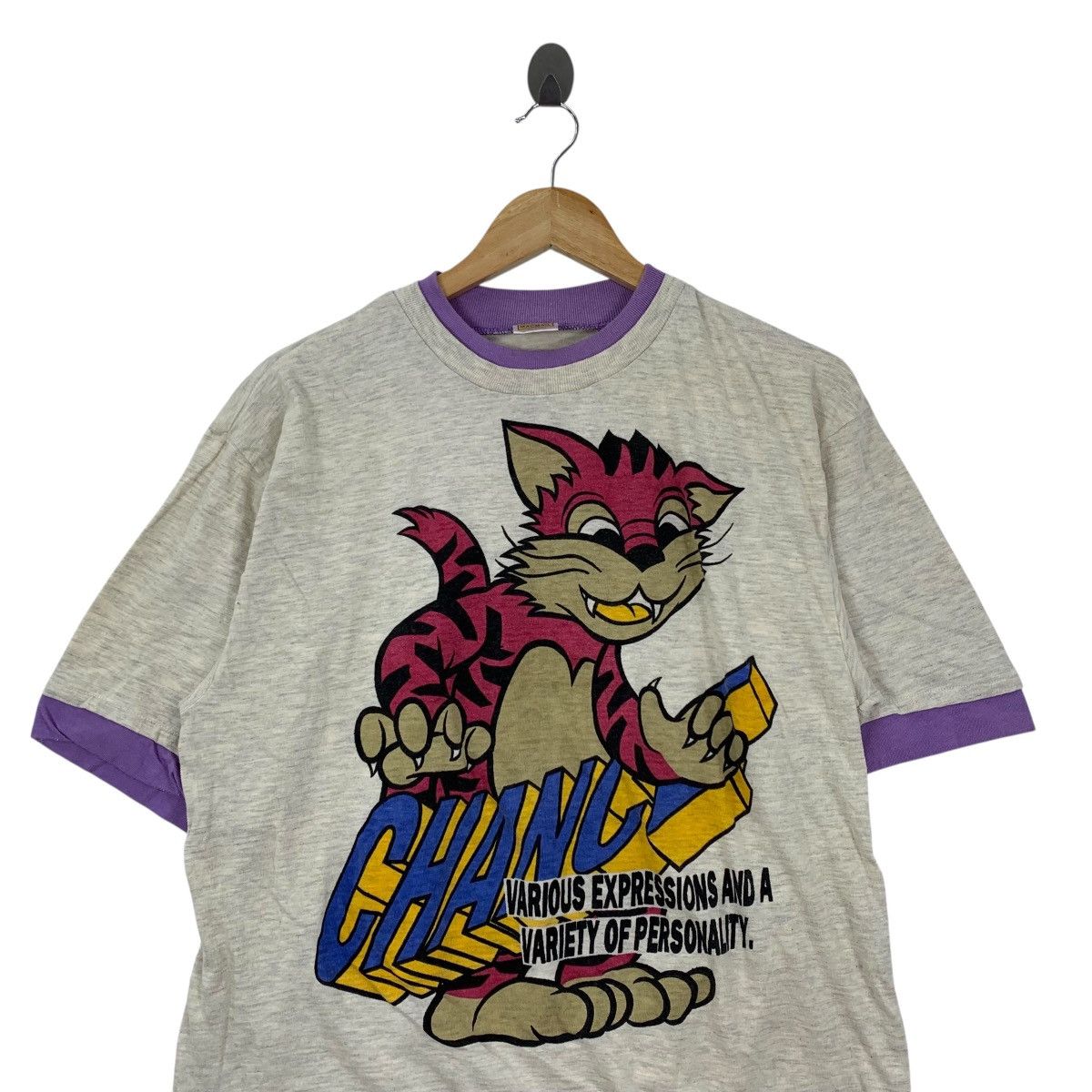 Japanese Brand MACMAIL CHANCE Cartoon Cat Japanese Brand Short Sleeve Shirt Size US L / EU 52-54 / 3 - 2 Thumbnail