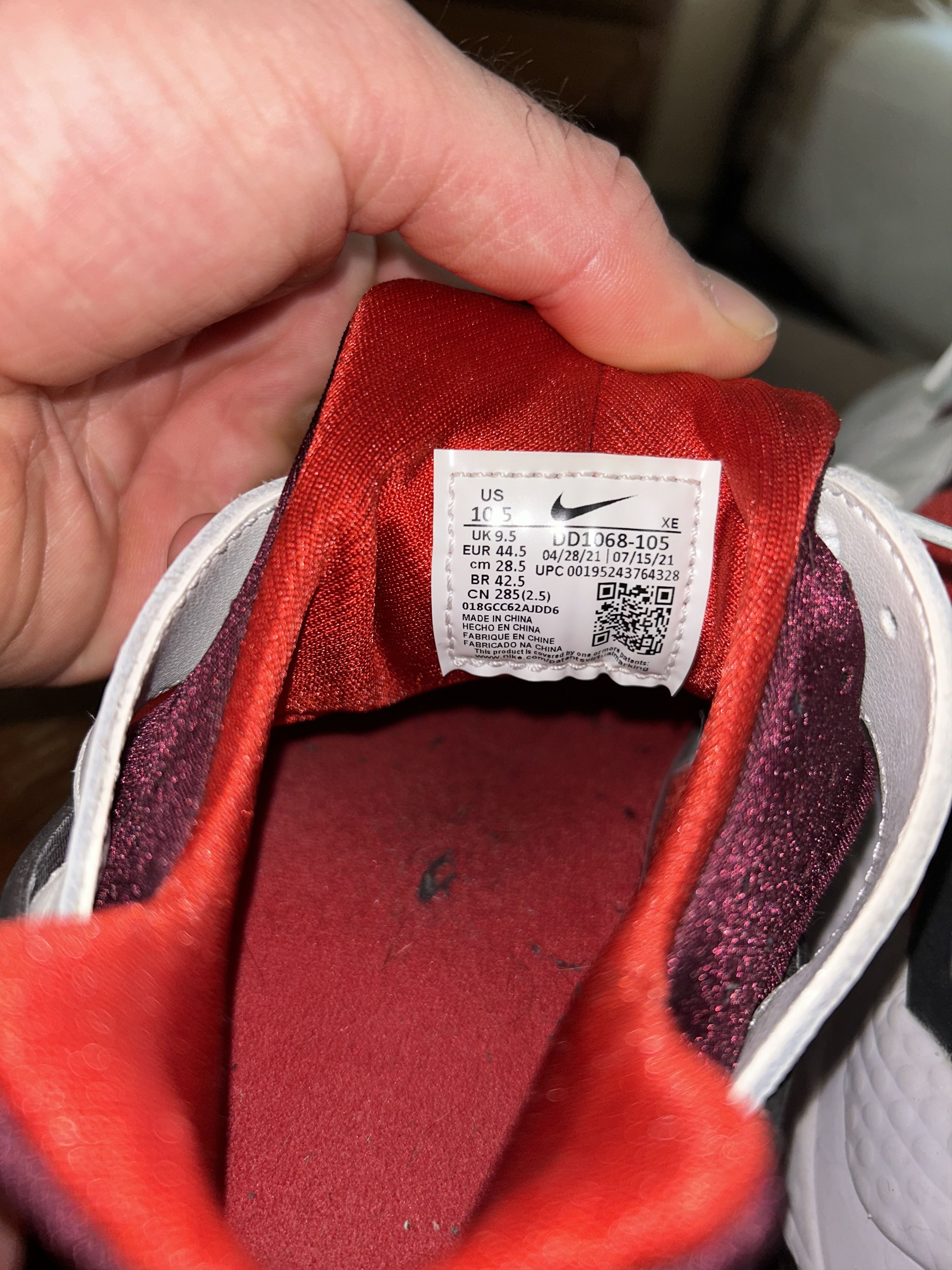 Nike Nike Air Huarache "Red Oxide" Size US 10.5 / EU 43-44 - 4 Thumbnail