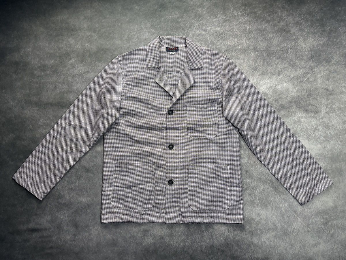 Sabre Vintage French Chore Jacket Crop Moleskin Houndstooth Canvas Size US S / EU 44-46 / 1 - 11 Thumbnail