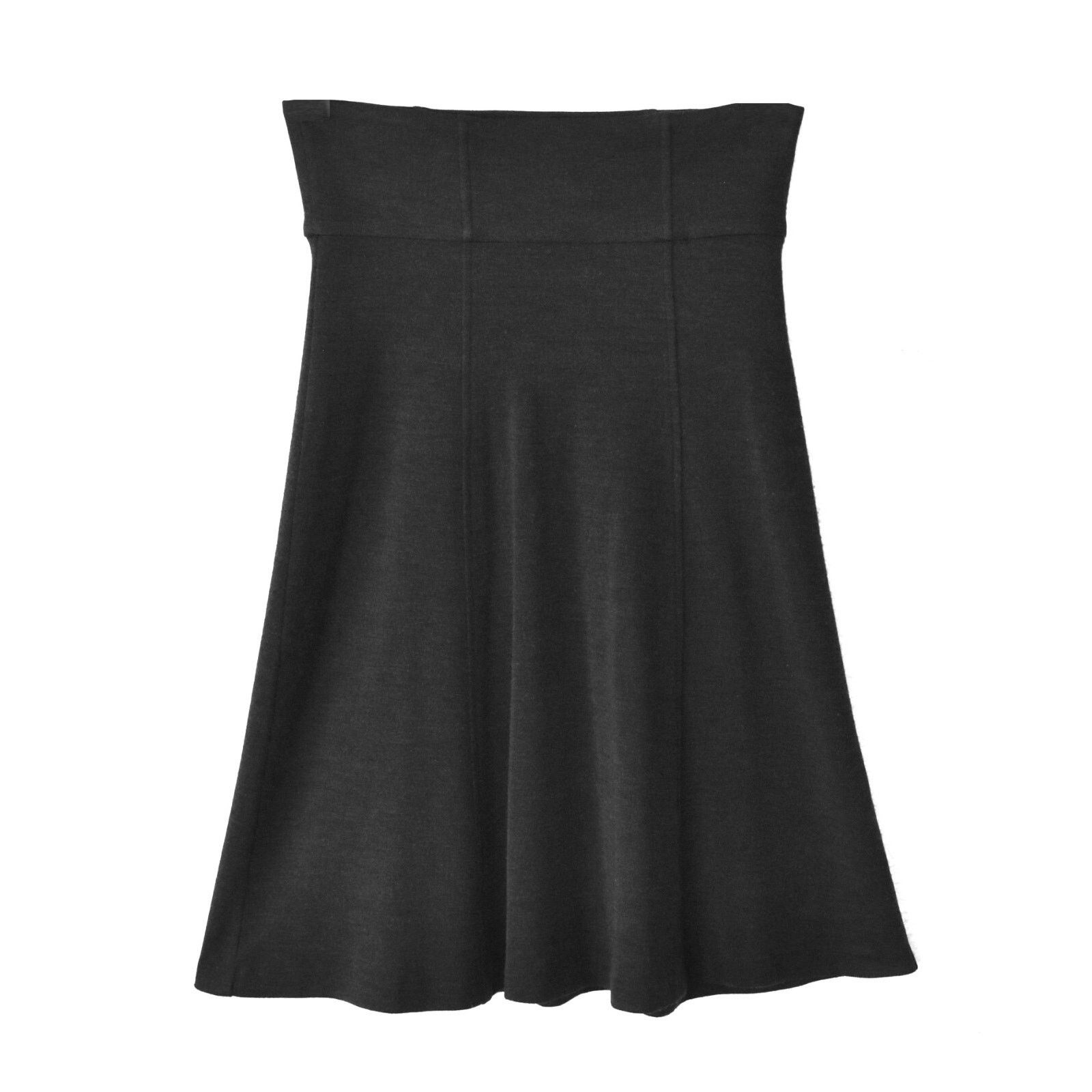 Diane von Furstenberg DIANE VON FURSTENBERG Charcoal Black Wool Knit Skirt Size 6 Size 28" / US 6 / IT 42 - 1 Thumbnail