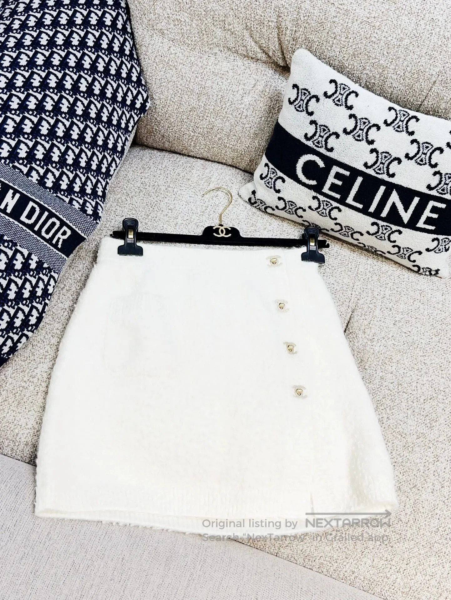 Chanel Chanel 21B Beige Skirt Size 36. Size US 36 / EU 52 - 4 Thumbnail