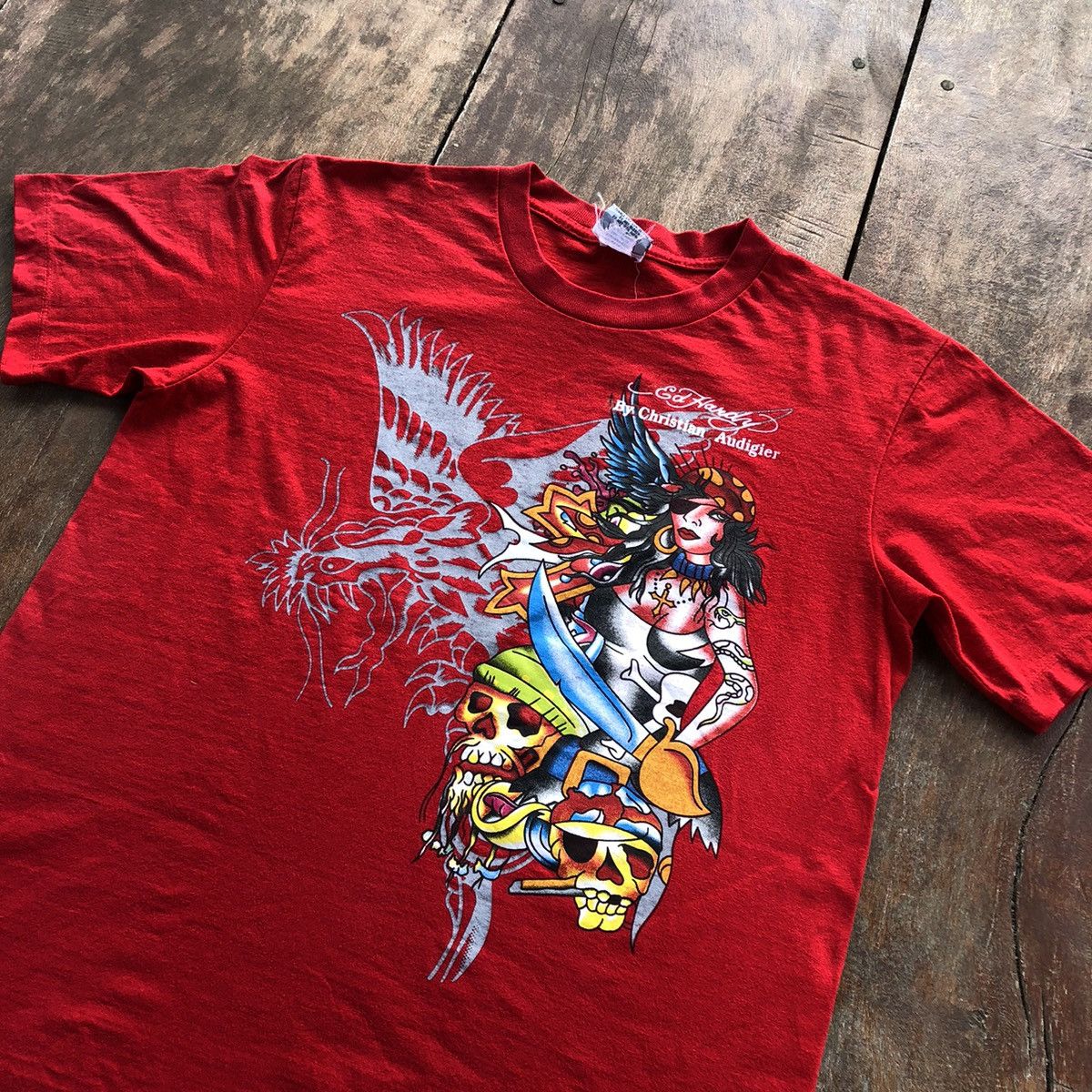 Christian Audigier Vintage Ed Hardy By Christian Audigier Rare Shirt Size US M / EU 48-50 / 2 - 1 Thumbnail