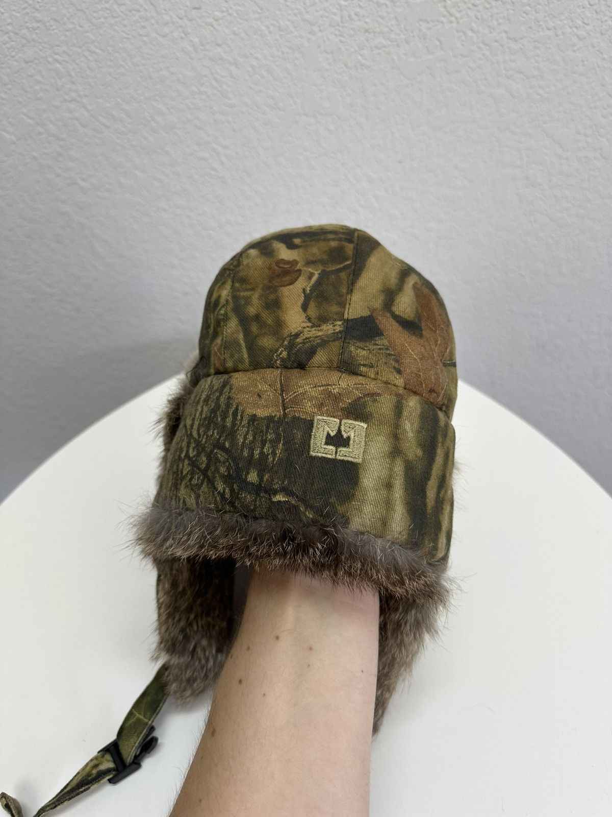 Vintage Vintage Real Fur Ushanka Real Tree Avantgarde Trapper Hat Size ONE SIZE - 5 Thumbnail