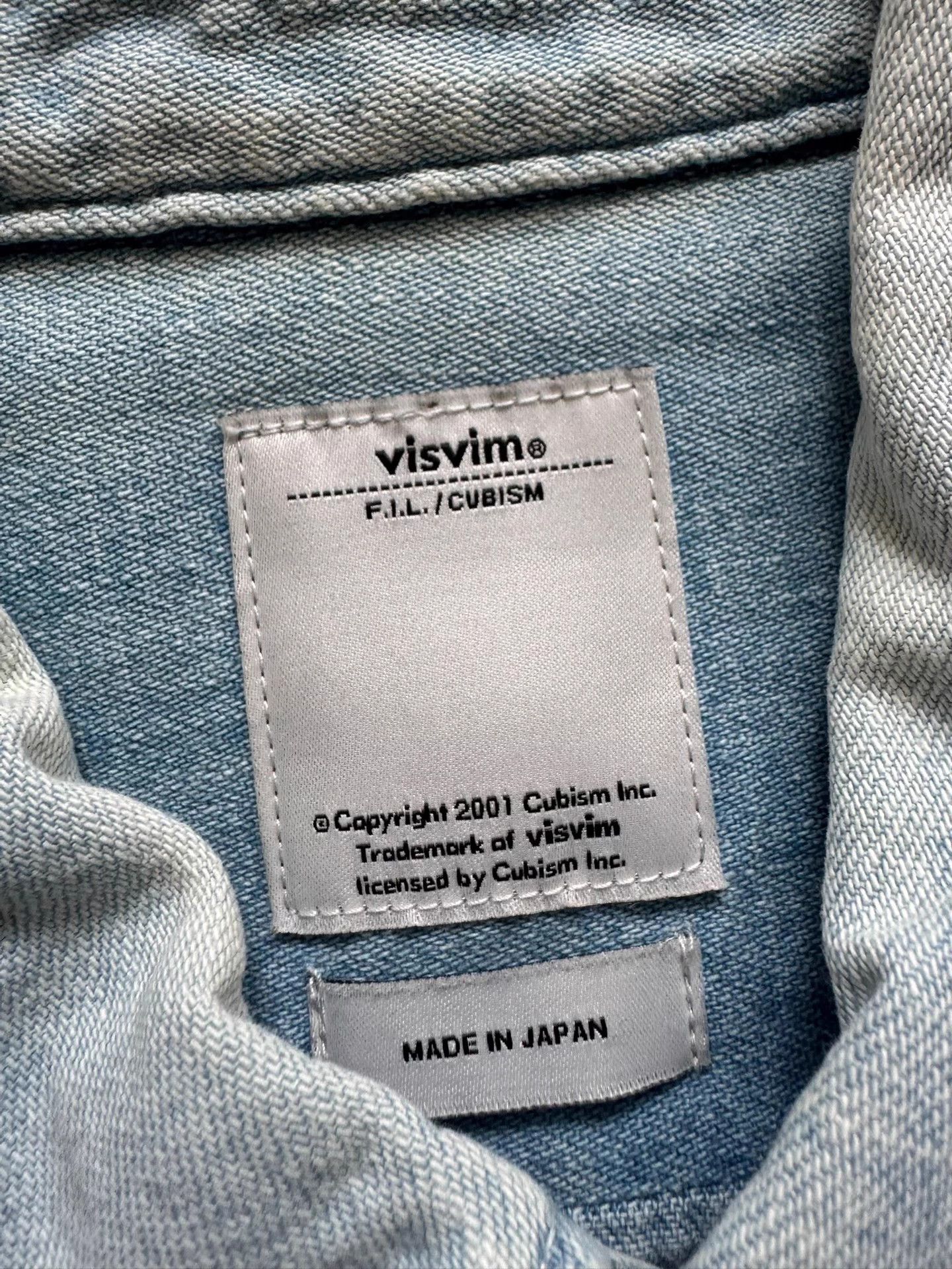 Visvim VISVIM 13SS ALBACORE SHIRT Denim Cross Drop Shoulder 2 Size US M / EU 48-50 / 2 - 2 Thumbnail