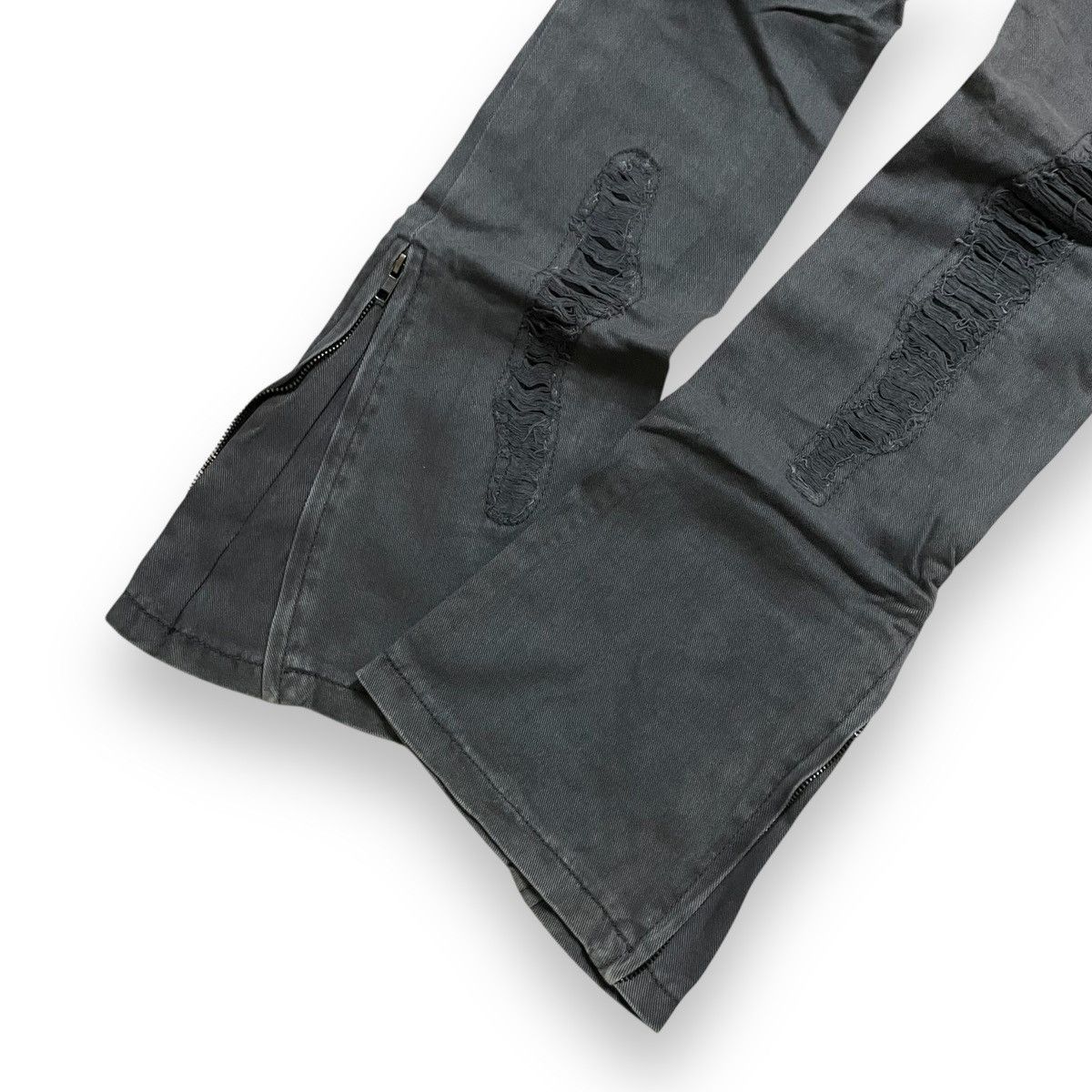 Japanese Brand ORIGINAL FLARE JAPAN GLAD NEWS ZIPPER (30×4) Size US 30 / EU 46 - 12 Thumbnail