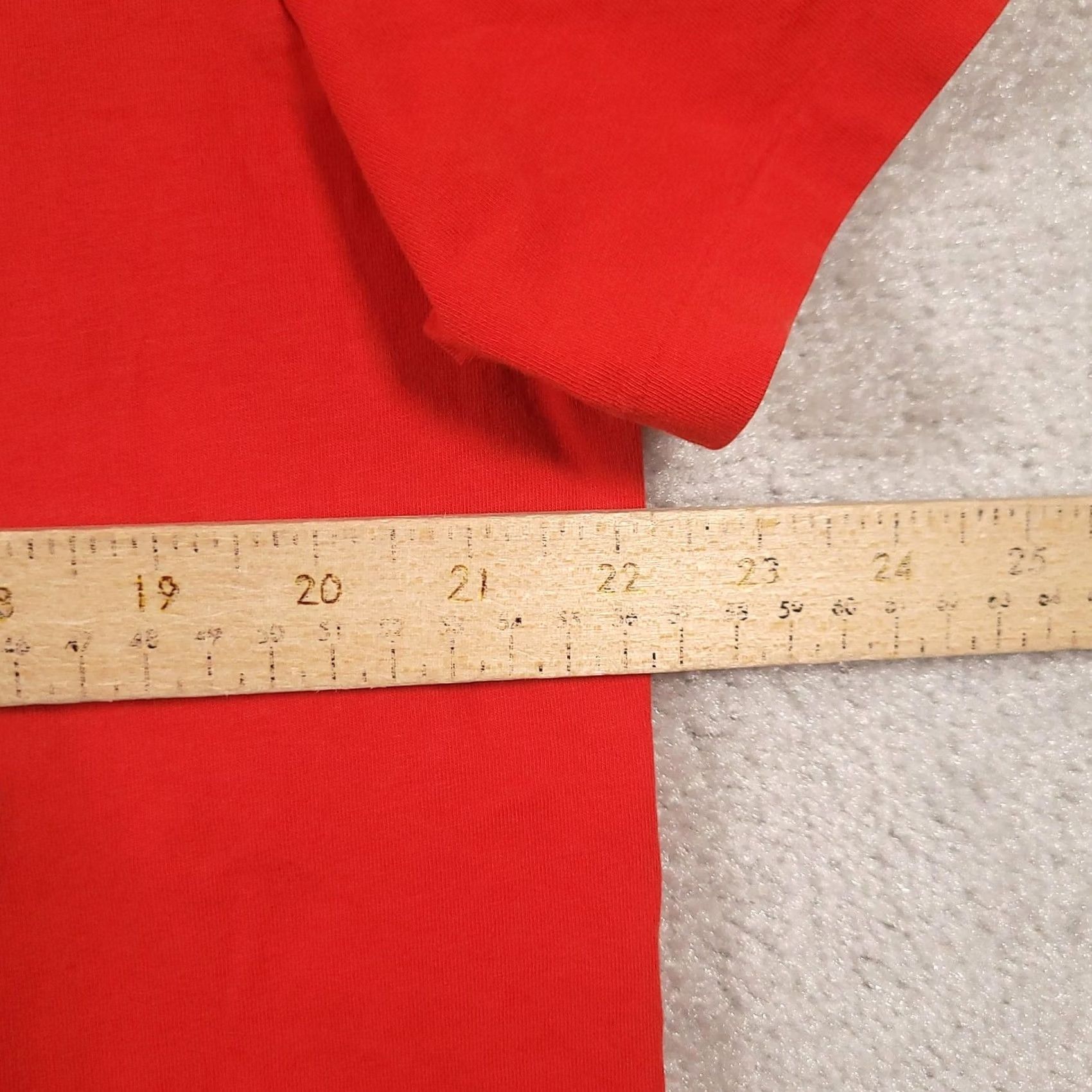 Polo Ralph Lauren Polo Ralph Lauren Shirt Mens Large Red V Neck Cotton T-Shirt Tee Pony Embroidered Blue Pocket? Size US L / EU 52-54 / 3 - 6 Thumbnail
