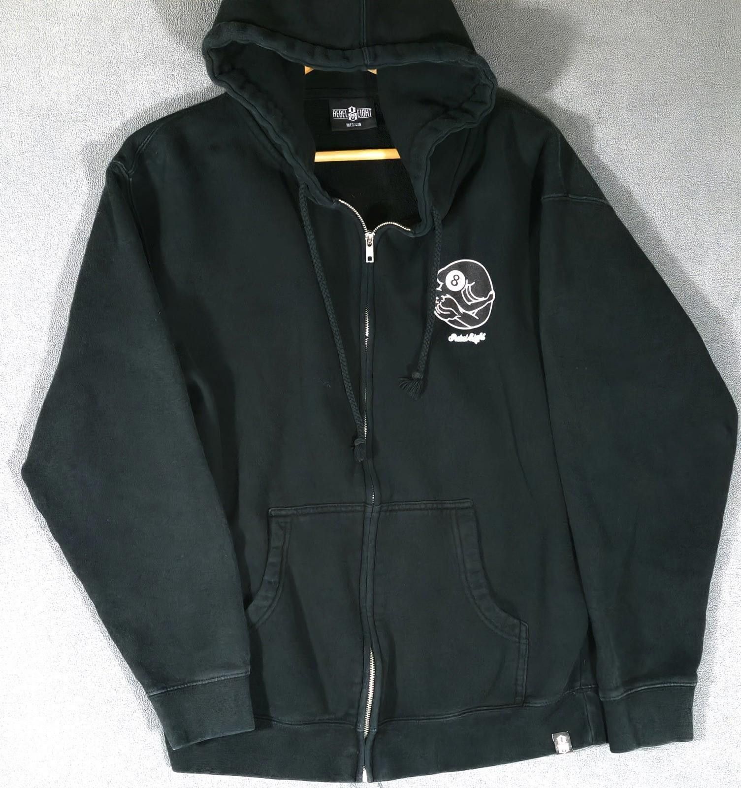 Other Rebel Eight Hoodie M Black 8 Ball Pin-Up Girl Sweatshirt #2 Size US M / EU 48-50 / 2 - 1 Thumbnail