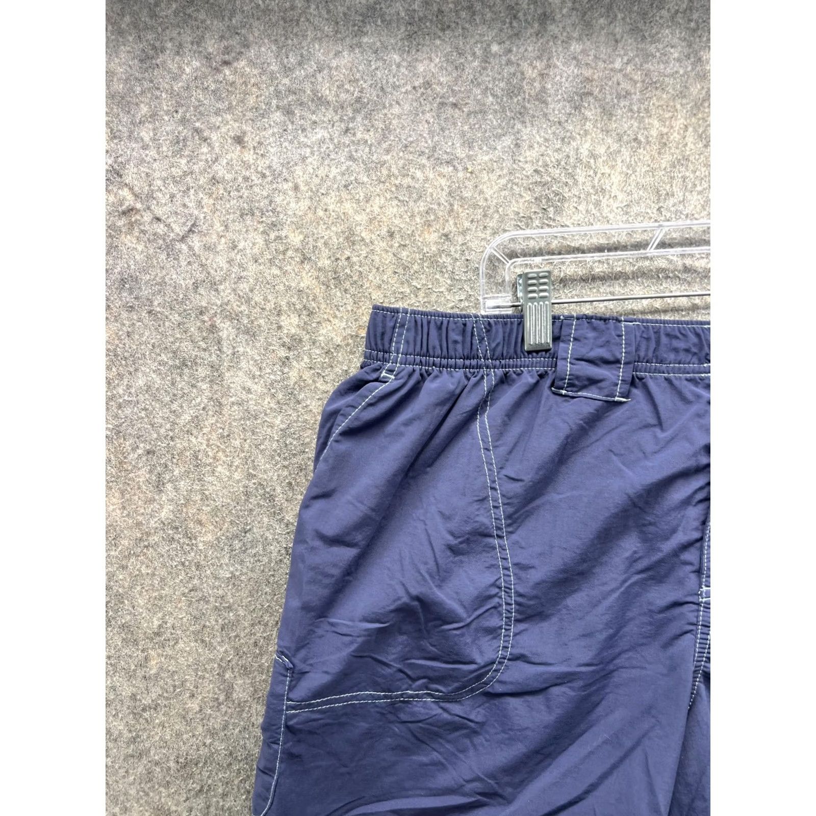 Vintage Columbia Shorts Mens XL Blue Nylon Microfiber Hiking Water Lightweight 5 Inseam Size US 36 / EU 52 - 7 Thumbnail