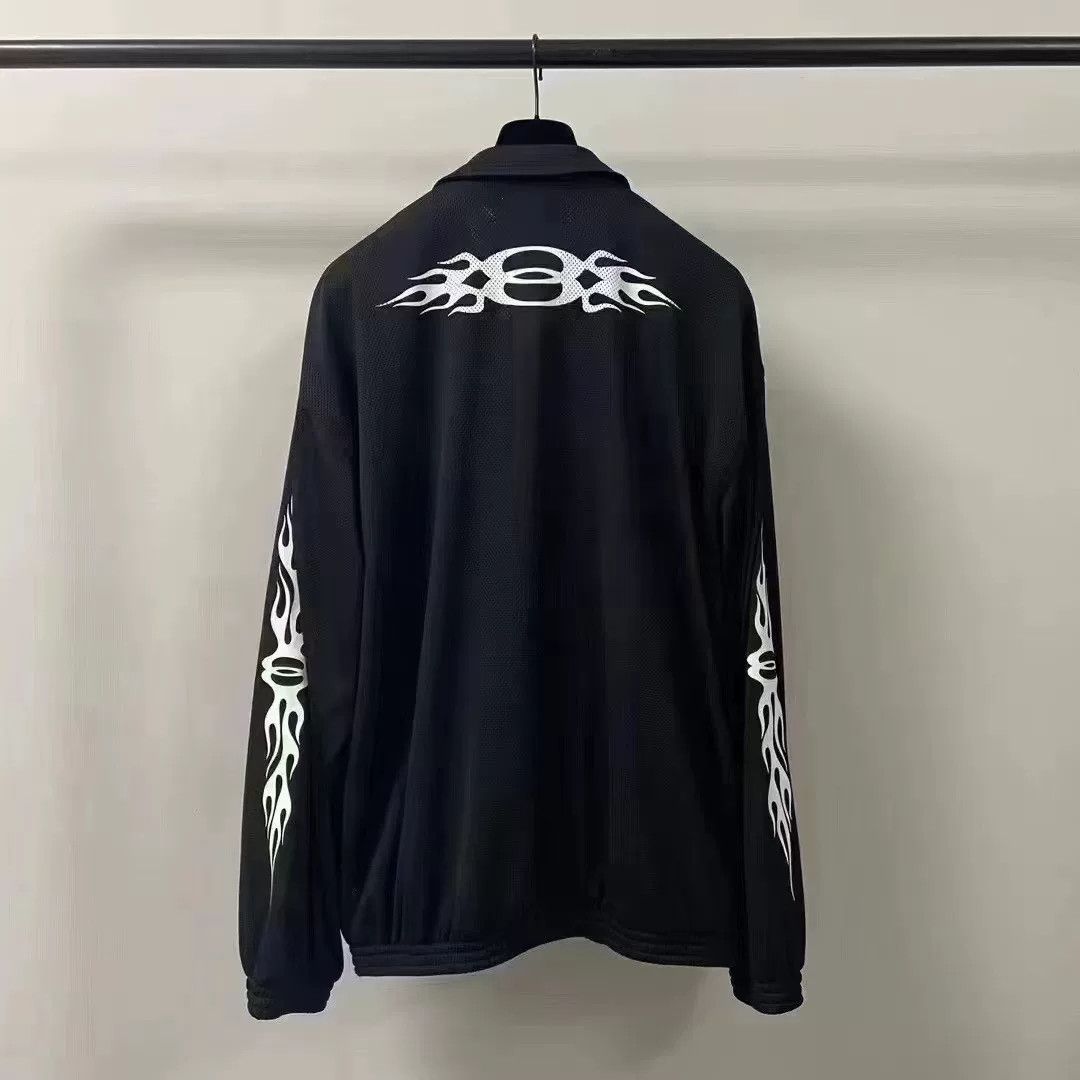 Balenciaga Balenciaga Flame Graphic Zip-Up Jacket Size US XS / EU 42 / 0 - 2 Thumbnail
