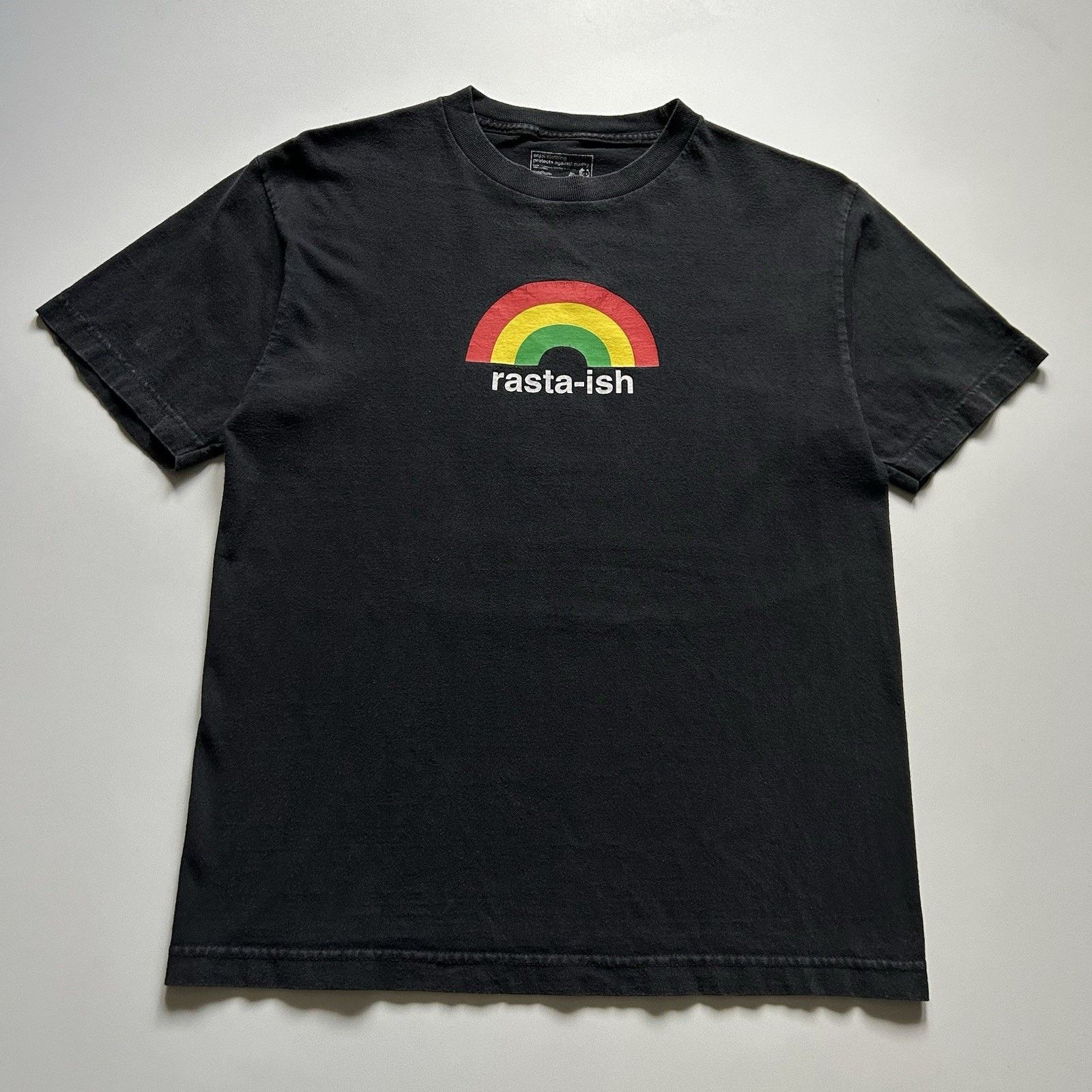 Enjoi Vintage ENJOI Skateboards Shirt Medium Y2K Rasta-ish Black Size US M / EU 48-50 / 2 - 1 Thumbnail