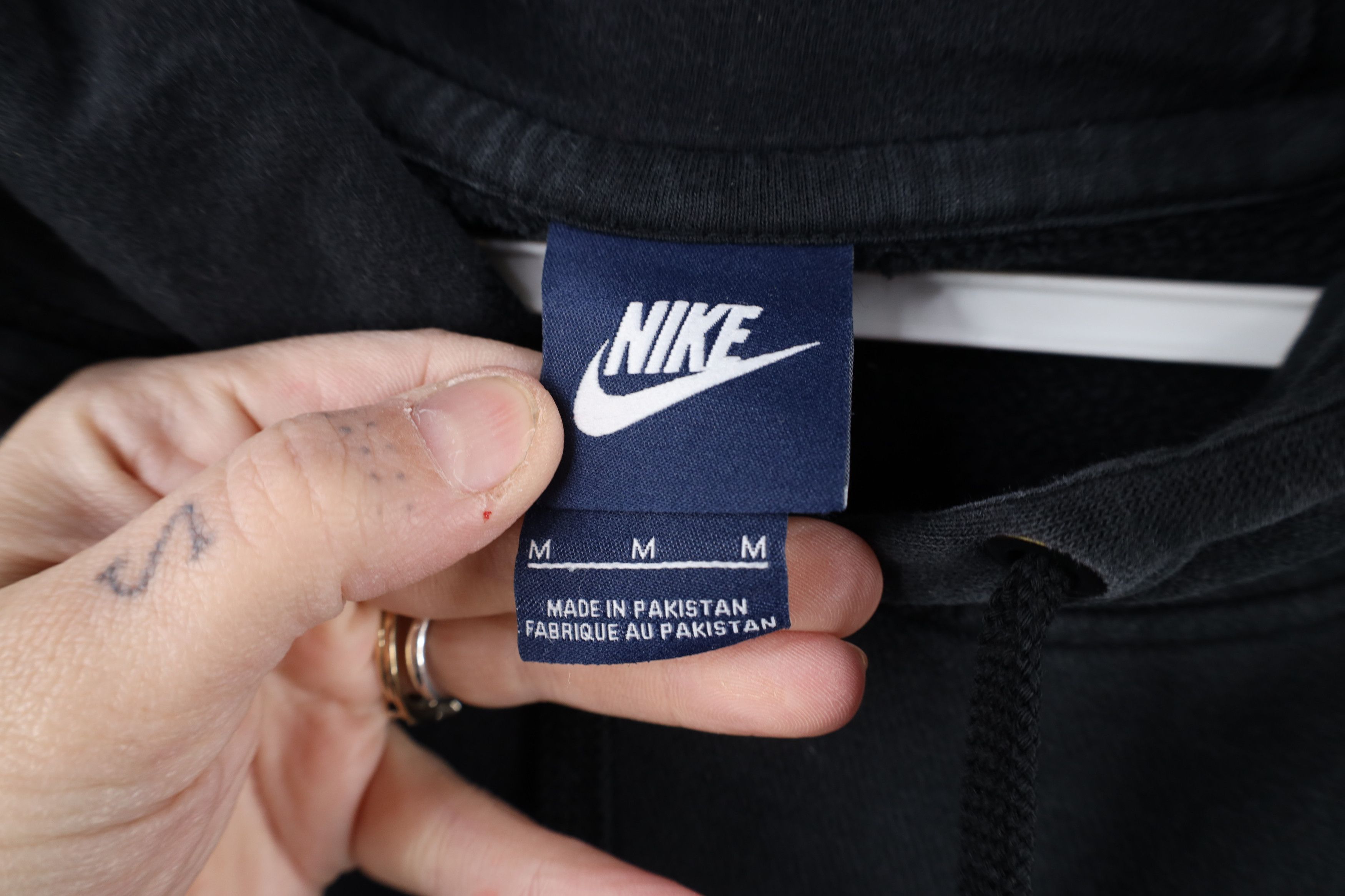 Nike × Vintage Vintage Y2K Nike Travis Scott Mini Swoosh Hoodie Sweatshirt Size US M / EU 48-50 / 2 - 11 Thumbnail