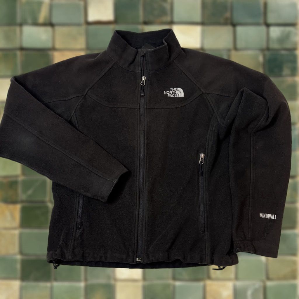 The North Face The North Face Jacket Women M Black Windwall Fleece Full Zip Size M / US 6-8 / IT 42-44 - 1 Thumbnail