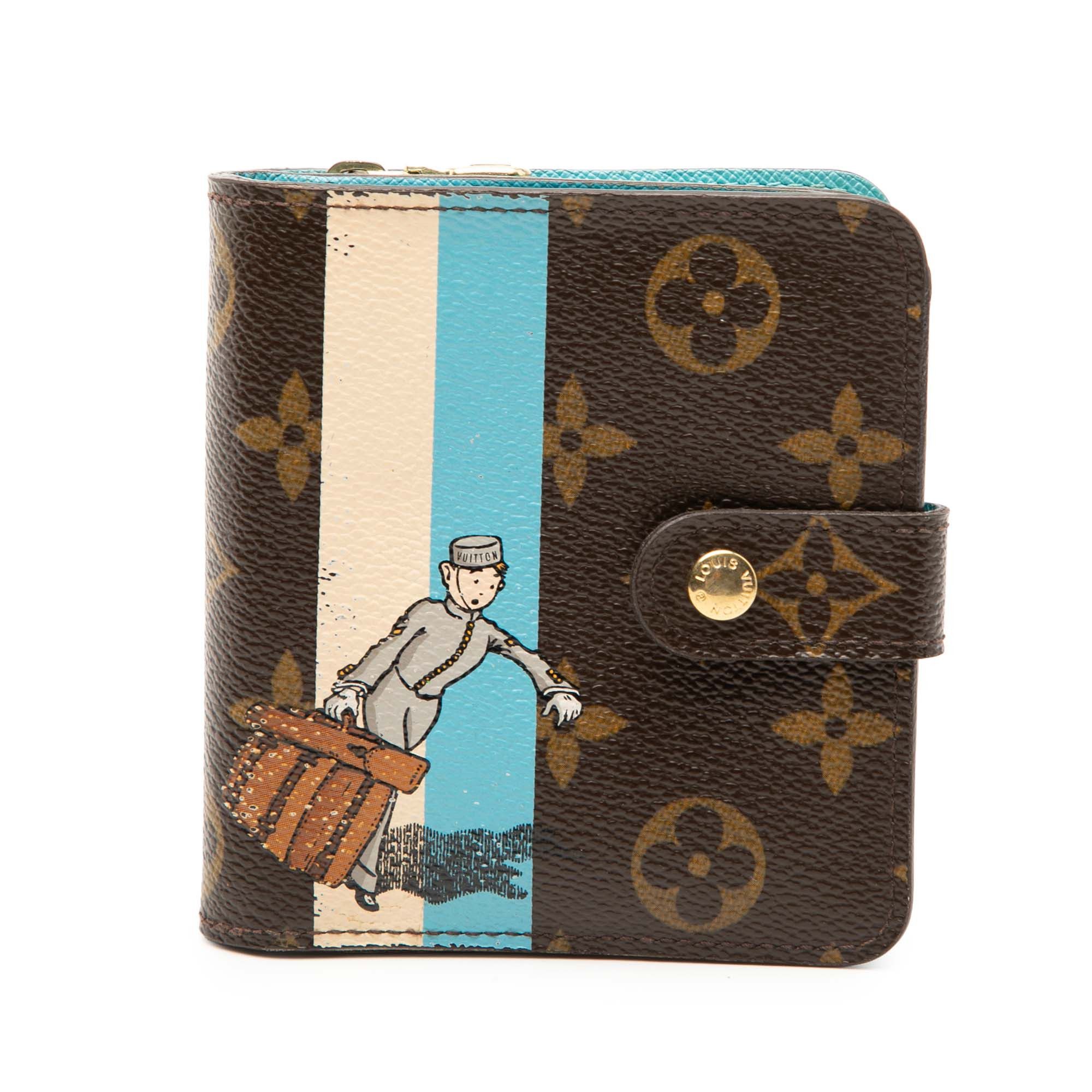 Louis Vuitton Louis Vuitton Monogram Groom Compact Zippy Wallet Size ONE SIZE - 1 Thumbnail