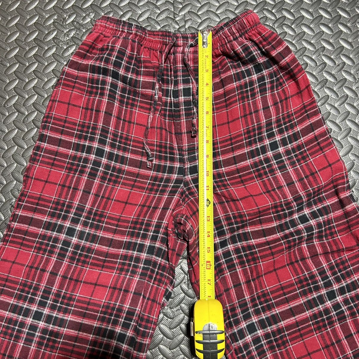 Nautica Nautica Sleepwear Pajama Pants Plaid Fleece Red Mens Small Size US 30 / EU 46 - 6 Thumbnail