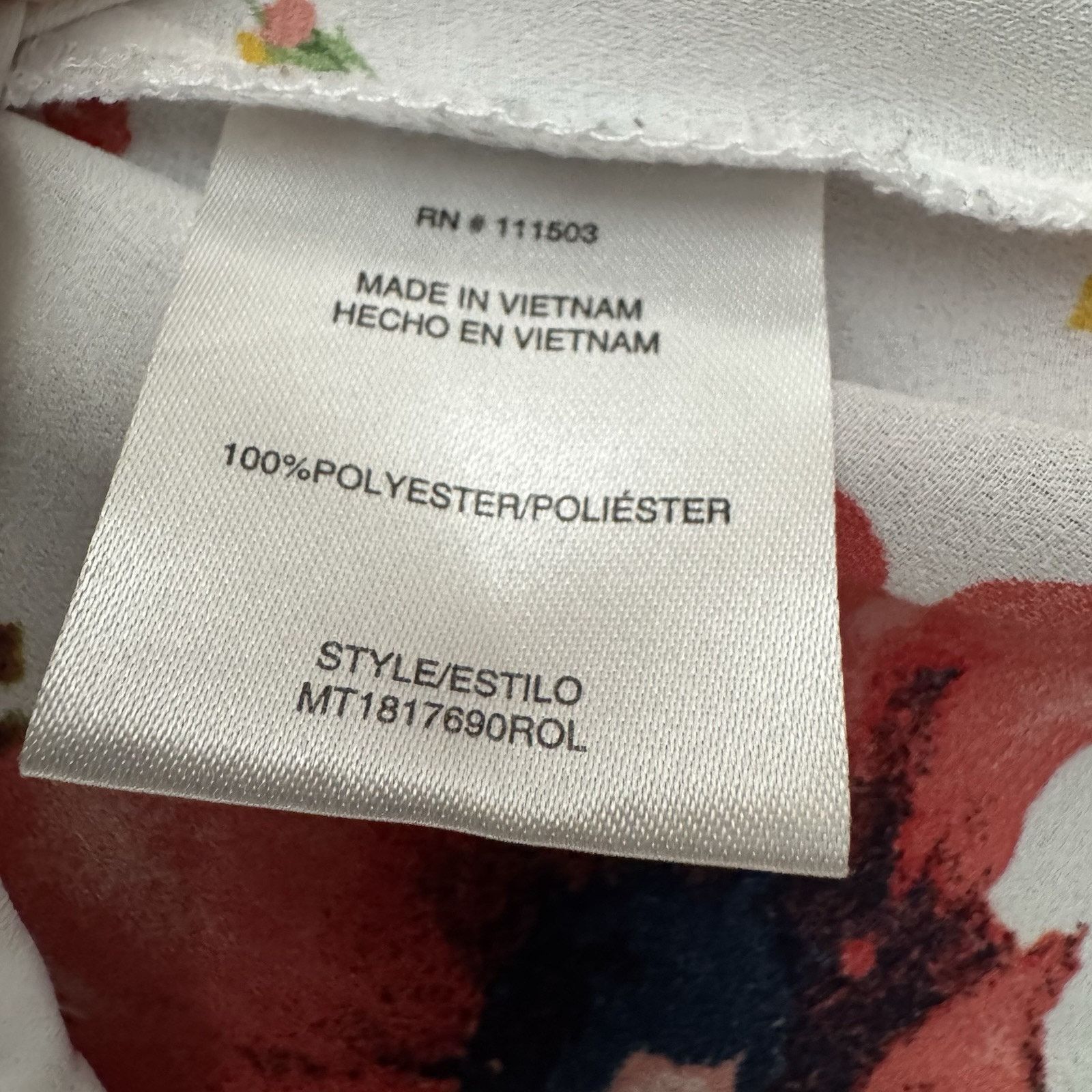Other OLM Top Women XL Cottagecore Floral Ruffles Semi Sheer Boho Size XL / US 12-14 / IT 48-50 - 5 Thumbnail