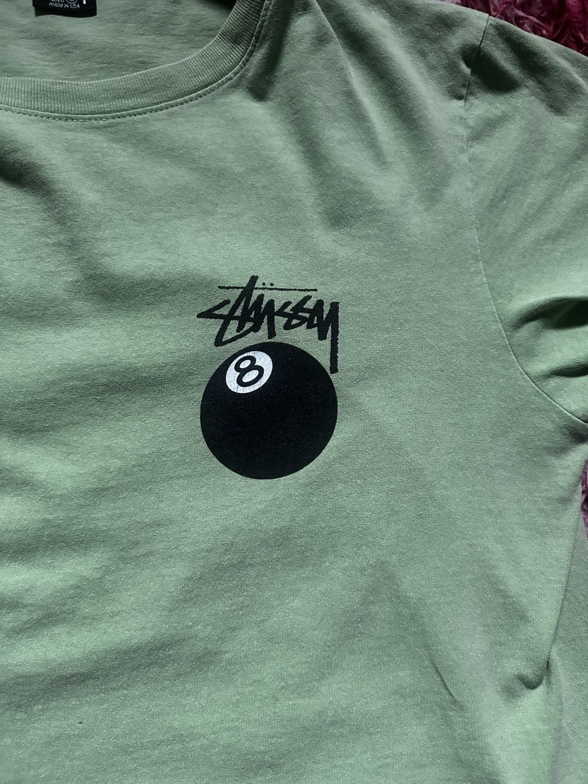 Stussy Stussy 8-ball pigment dyed tee Size US L / EU 52-54 / 3 - 2 Thumbnail