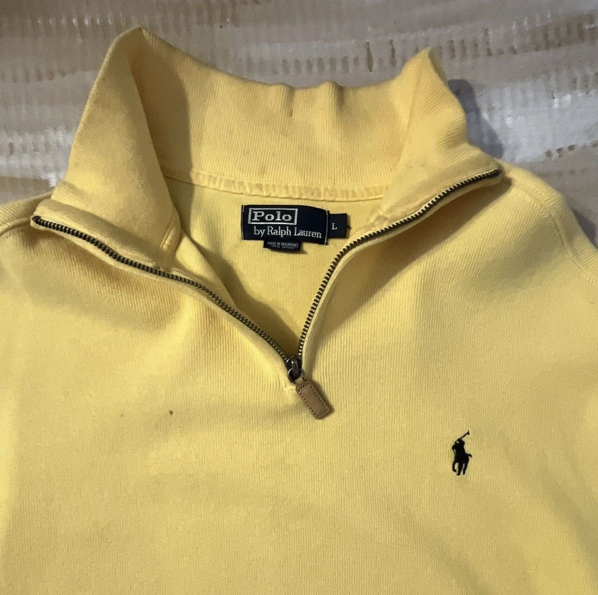Polo Ralph Lauren Polo Ralph Lauren Yellow 1/4 Zip Size US L / EU 52-54 / 3 - 2 Thumbnail