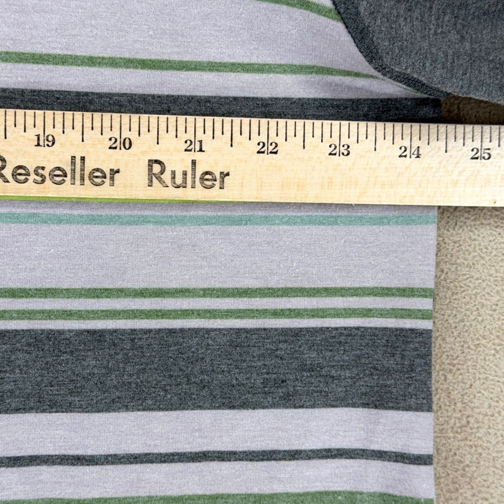 4SDESIGNS Belong Designs Hoodie Mens XXL Gray Striped Pullover Long Sleeve Pockets Hooded Lightweight Crew Neck Zipper Logo Size US XXL / EU 58 / 5 - 6 Thumbnail