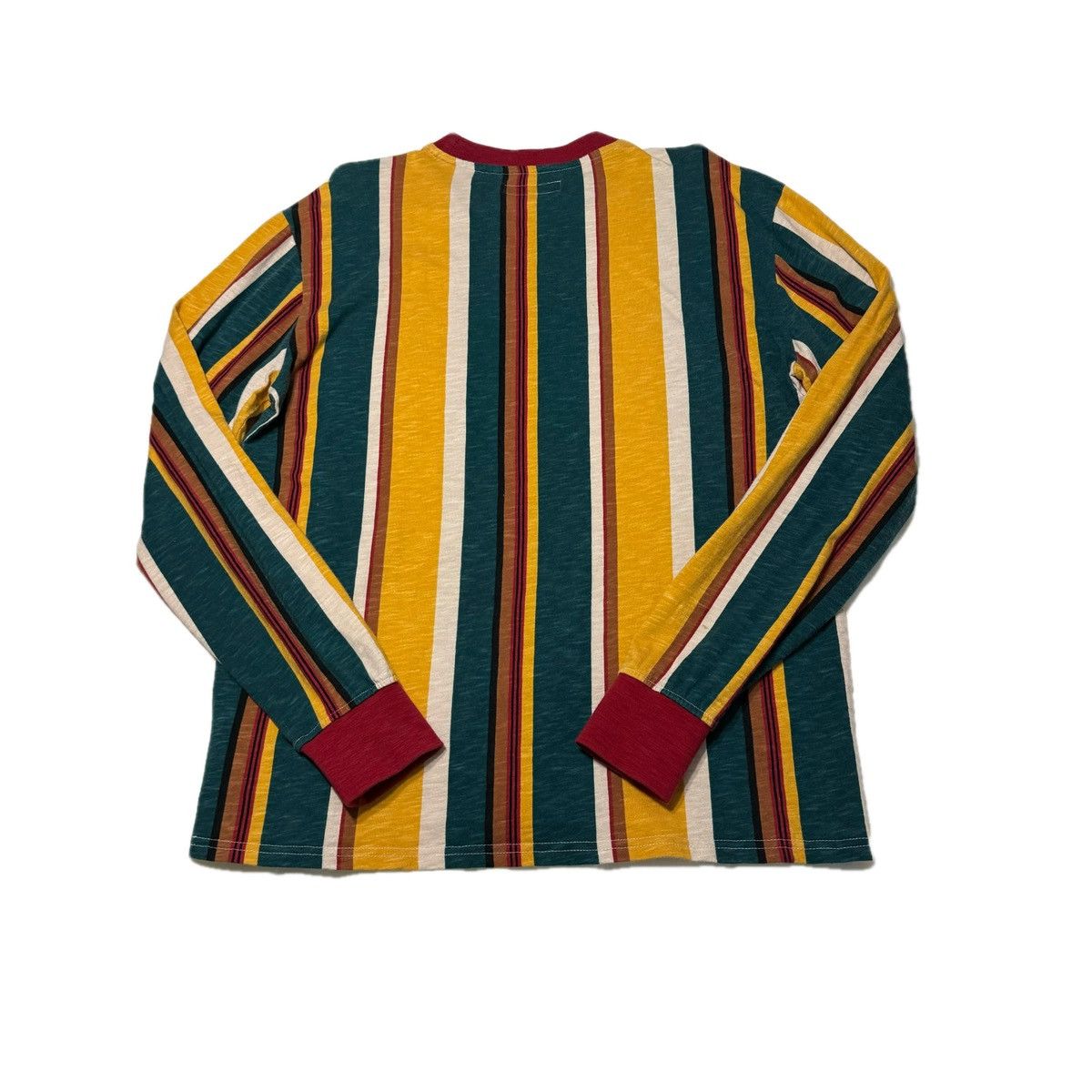 Guess × Urban Outfitters Guess Striped Long Sleeve Tee Shirt Size US M / EU 48-50 / 2 - 2 Thumbnail