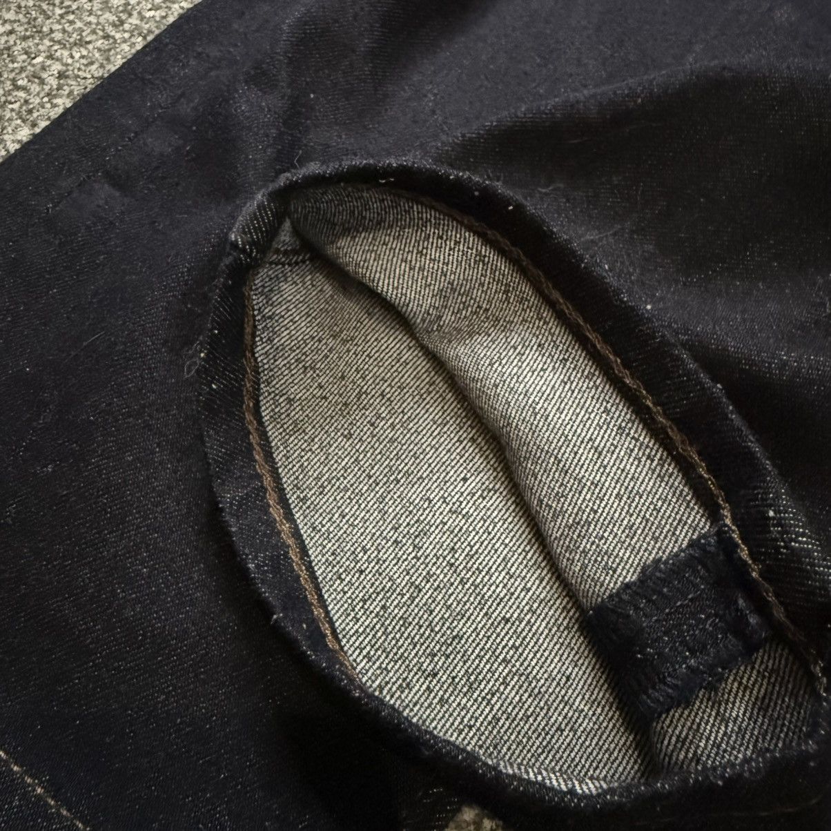 Jun Takahashi Japanese Denim Jersey Uniqlo High Rise Tappered Fit Archive Size US 30 / EU 46 - 7 Thumbnail