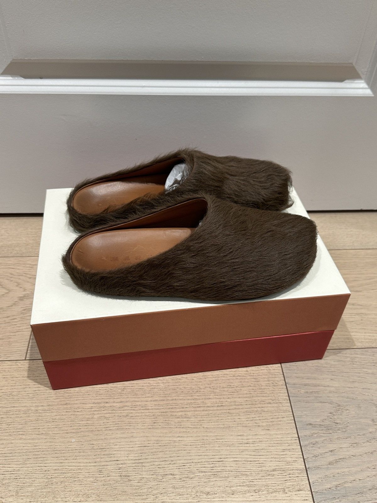 Marni Marni Brown Fussbett Sabot Slip On Size US 9 / EU 42 - 1 Thumbnail