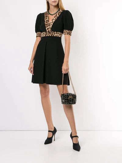 Dolce & Gabbana o1y0825 Mini Dress in Multicolor Size XS / US 0-2 / IT 36-38 - 4 Thumbnail