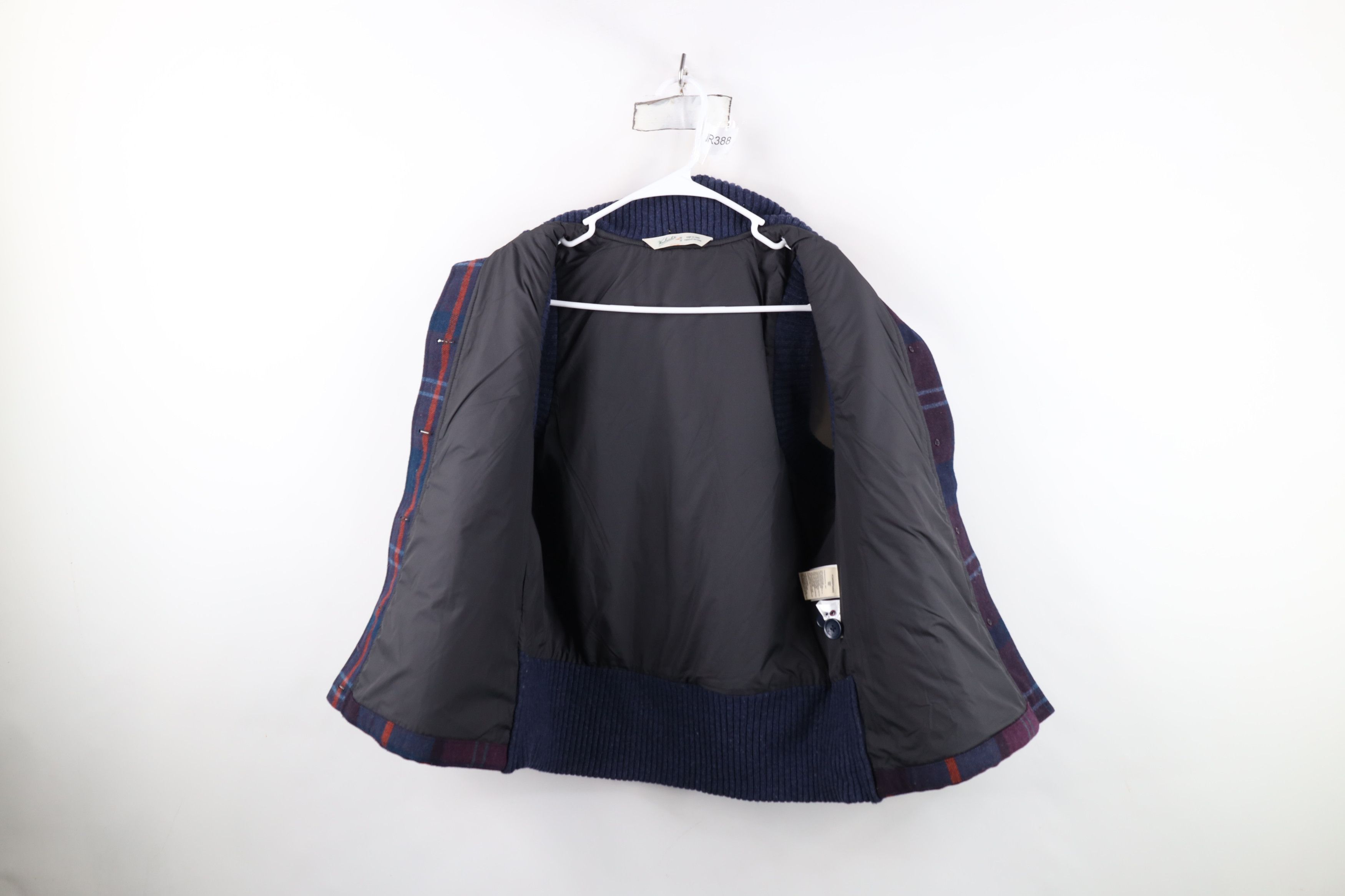 Woolrich Woolen Mills Vintage Woolrich Faded Wool Puffer Vest Jacket Rainbow Plaid Size M / US 6-8 / IT 42-44 - 7 Thumbnail