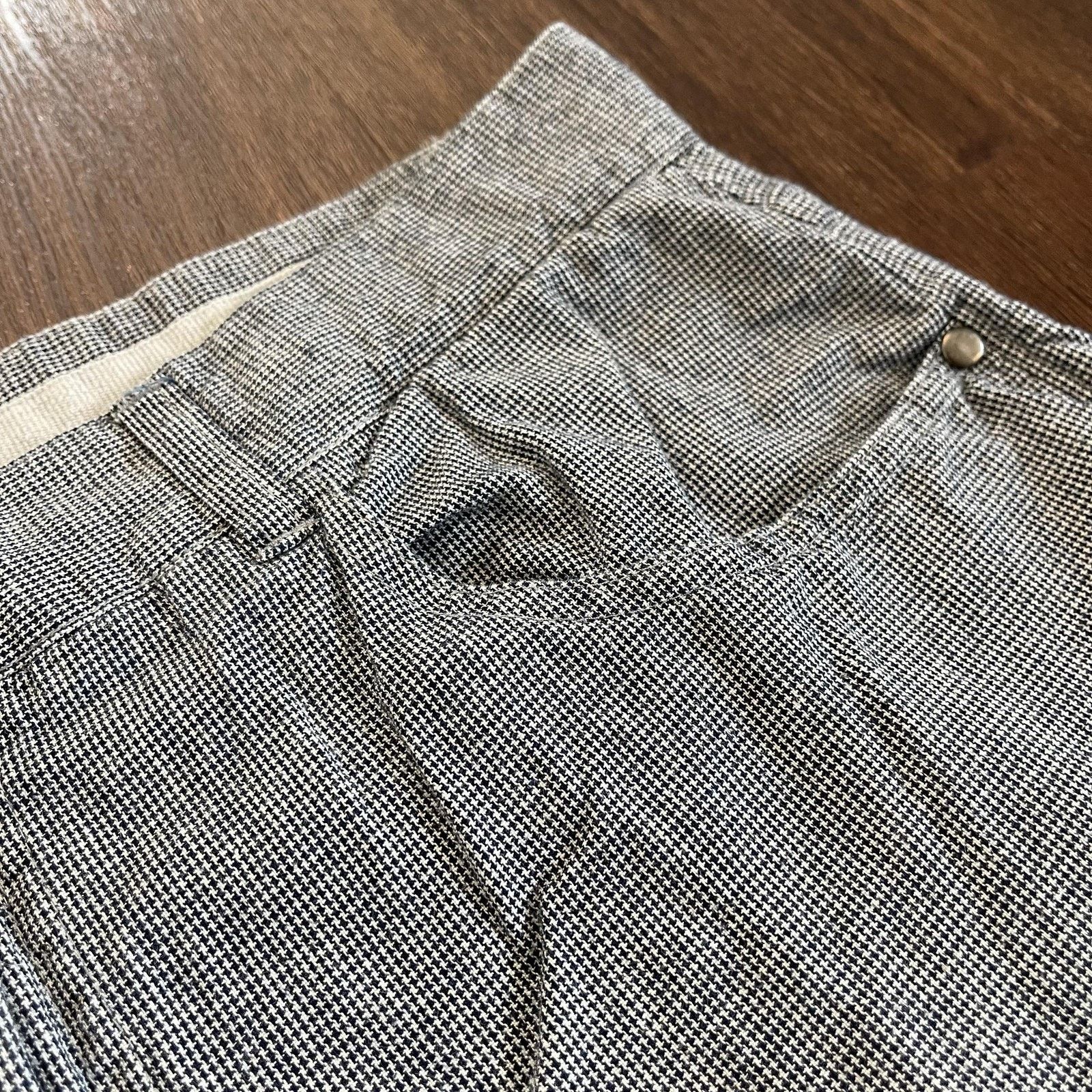 Vintage Williams & Kent Pants Mens 36 Checkered Straight Leg Chinos Size US 36 / EU 52 - 5 Thumbnail