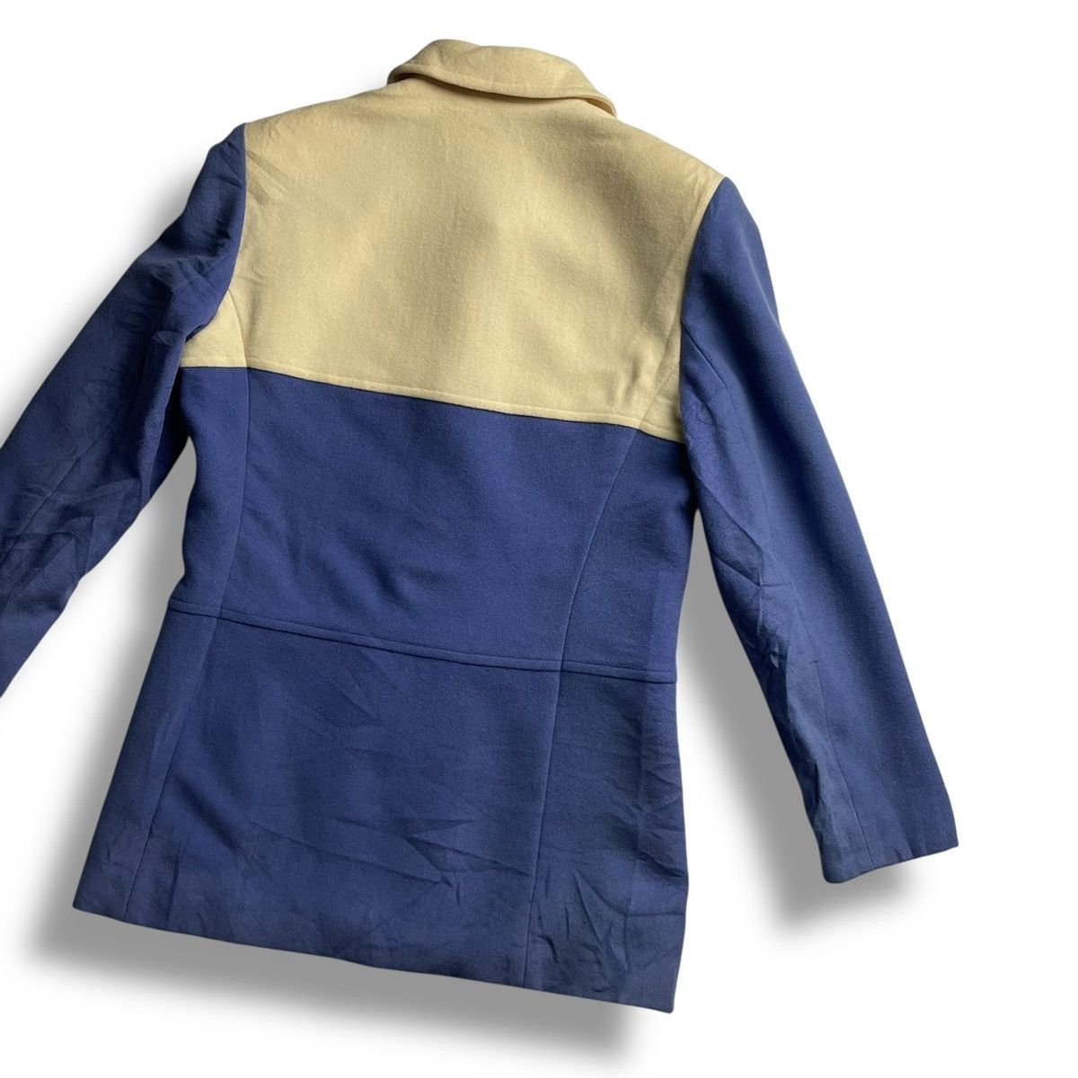 Courreges COURREGES PARIS TWO TONE 100% PURE NEW WOOL JACKET Size M / US 6-8 / IT 42-44 - 9 Thumbnail