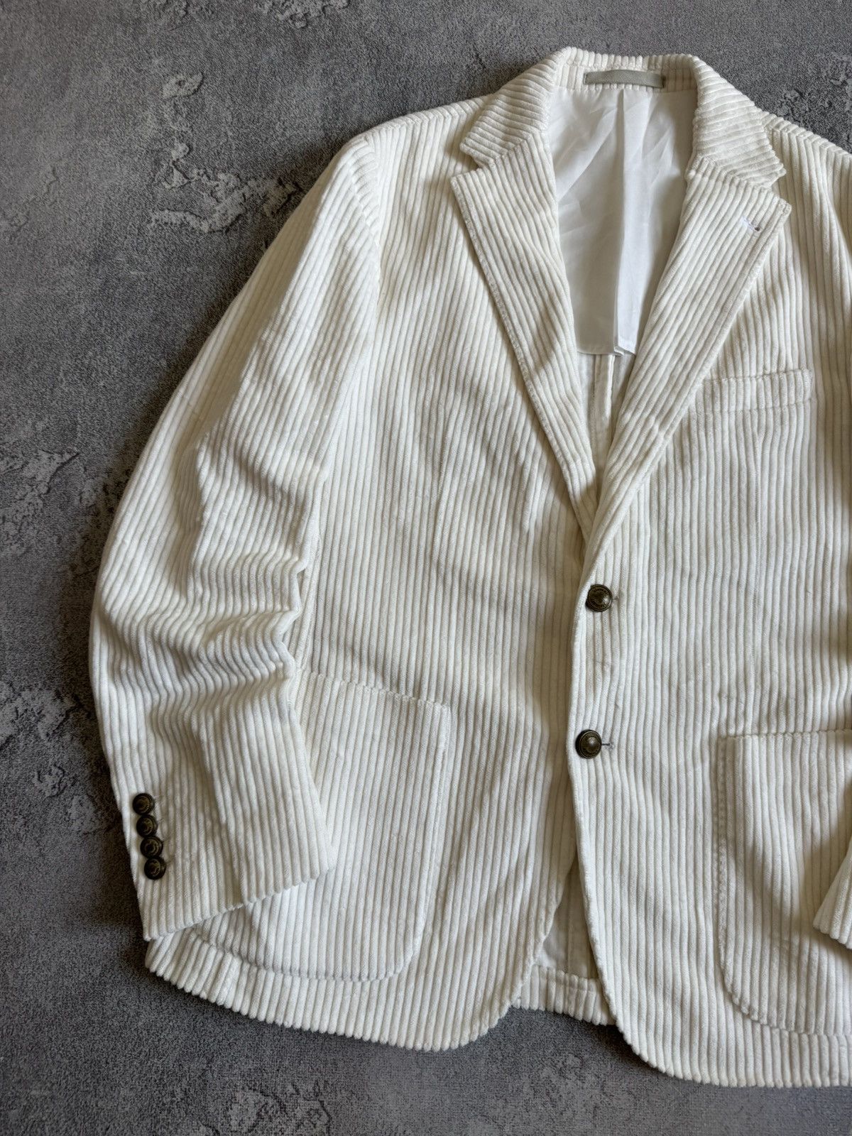 Eleventy Eleventy 50size velour velvet button up blazer jacket luxury Size US M / EU 48-50 / 2 - 3 Thumbnail