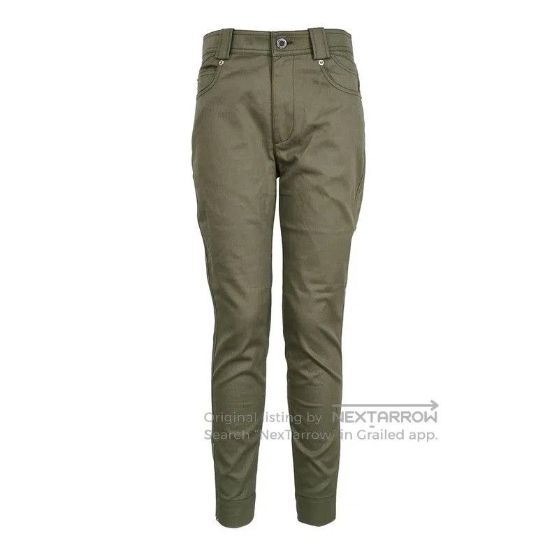 Louis Vuitton Olive Cotton Long Pants Size 38.