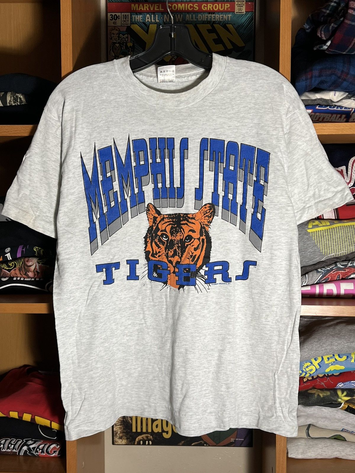 Fruit Of The Loom Vintage 90s Memphis State Tigers University Tee Size US M / EU 48-50 / 2 - 1 Thumbnail