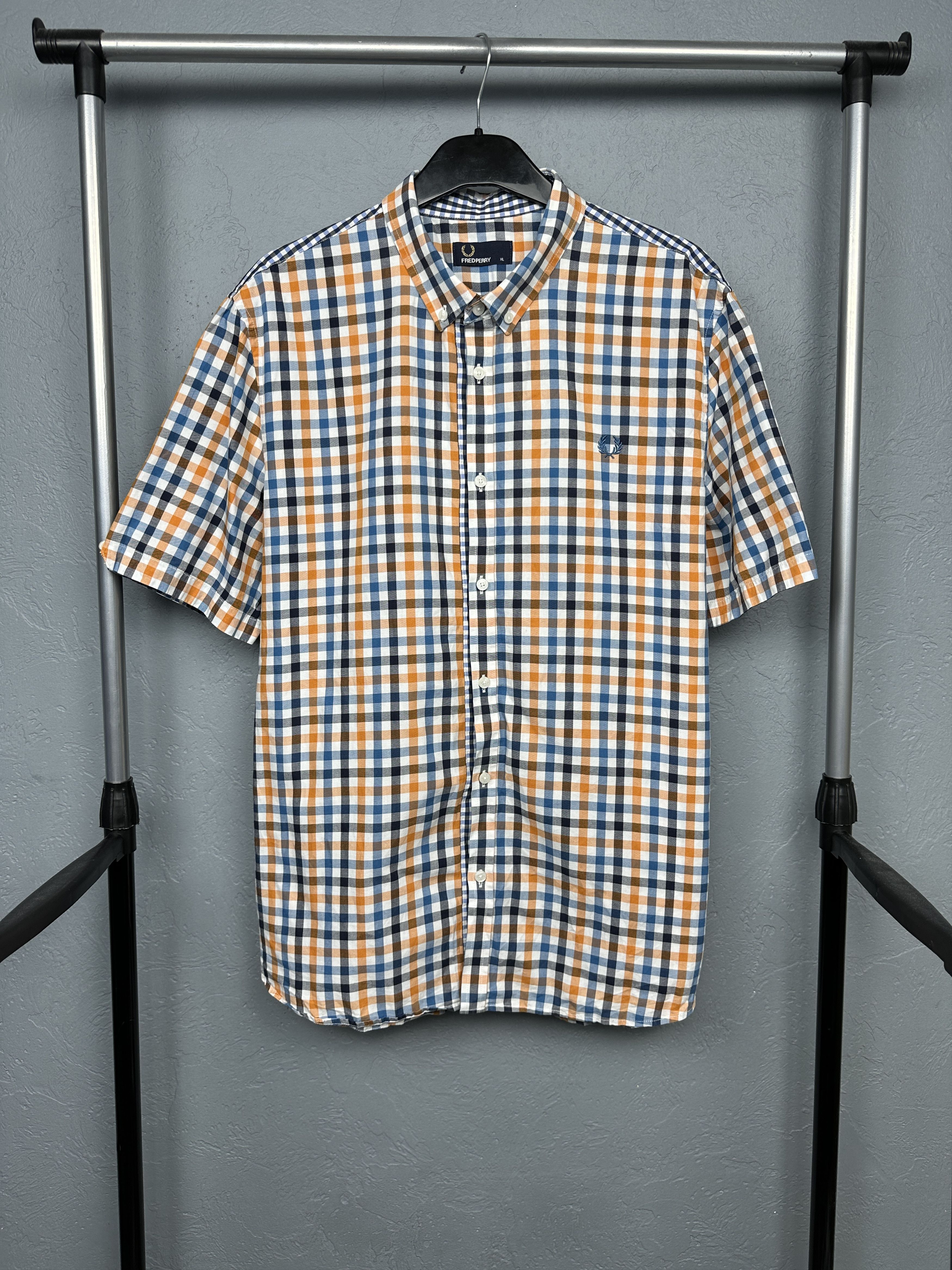 Fred Perry Fred Perry Vintage Mens Short Sleeve Shirt Size US XL / EU 56 / 4 - 1 Thumbnail
