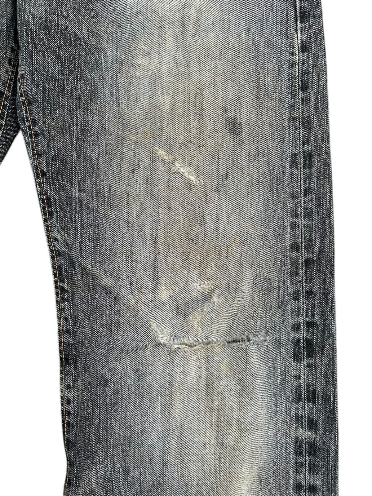 Kapital Thrashed Vintage Edwin 505ZX Selvedge Denim Jeans Size US 31 - 5 Thumbnail