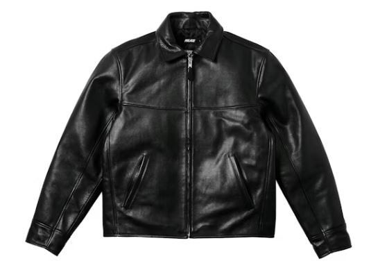 Palace PALACE SAFE HANDS LEATHER JACKET BLACK Size US L / EU 52-54 / 3 - 2 Thumbnail
