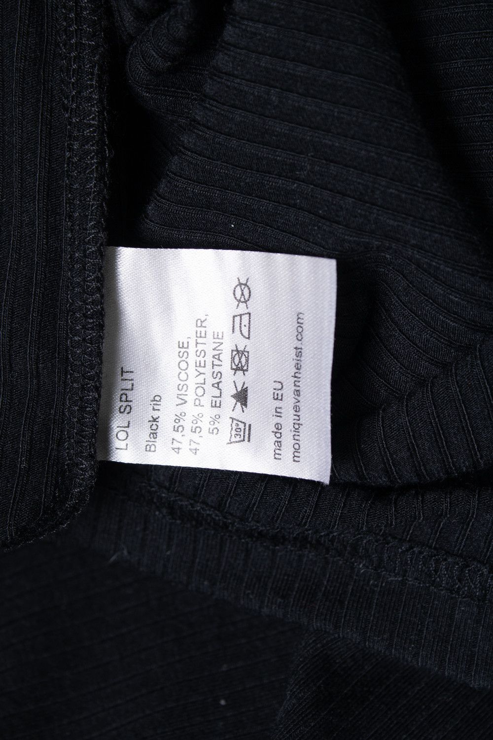 Other Monique van Heist, black rib maxi dress Size M / US 6-8 / IT 42-44 - 6 Thumbnail