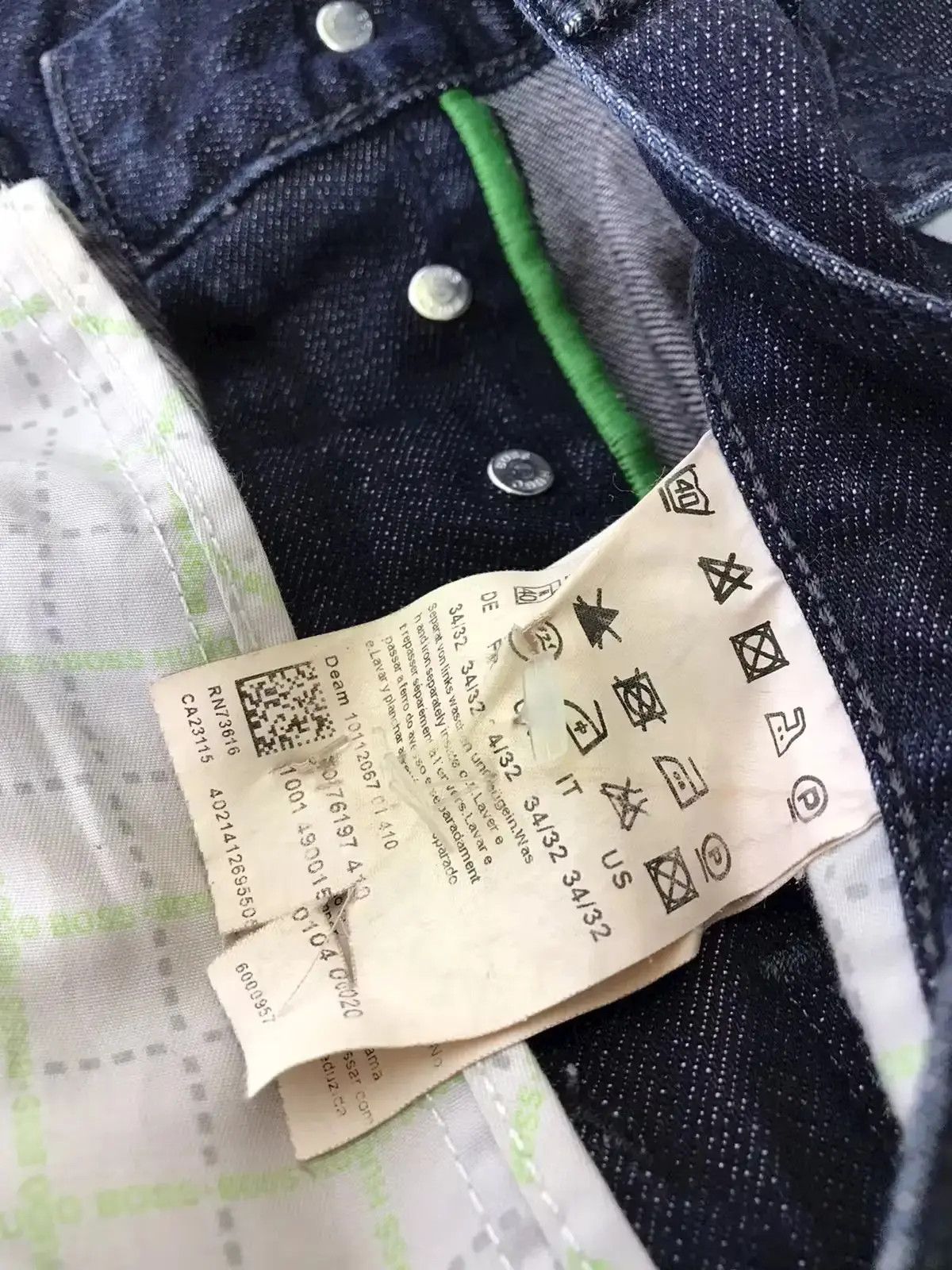 Designer × Hugo Boss Hugo Boss luxury men’s denim jeans 34/32 Size US 34 / EU 50 - 8 Thumbnail