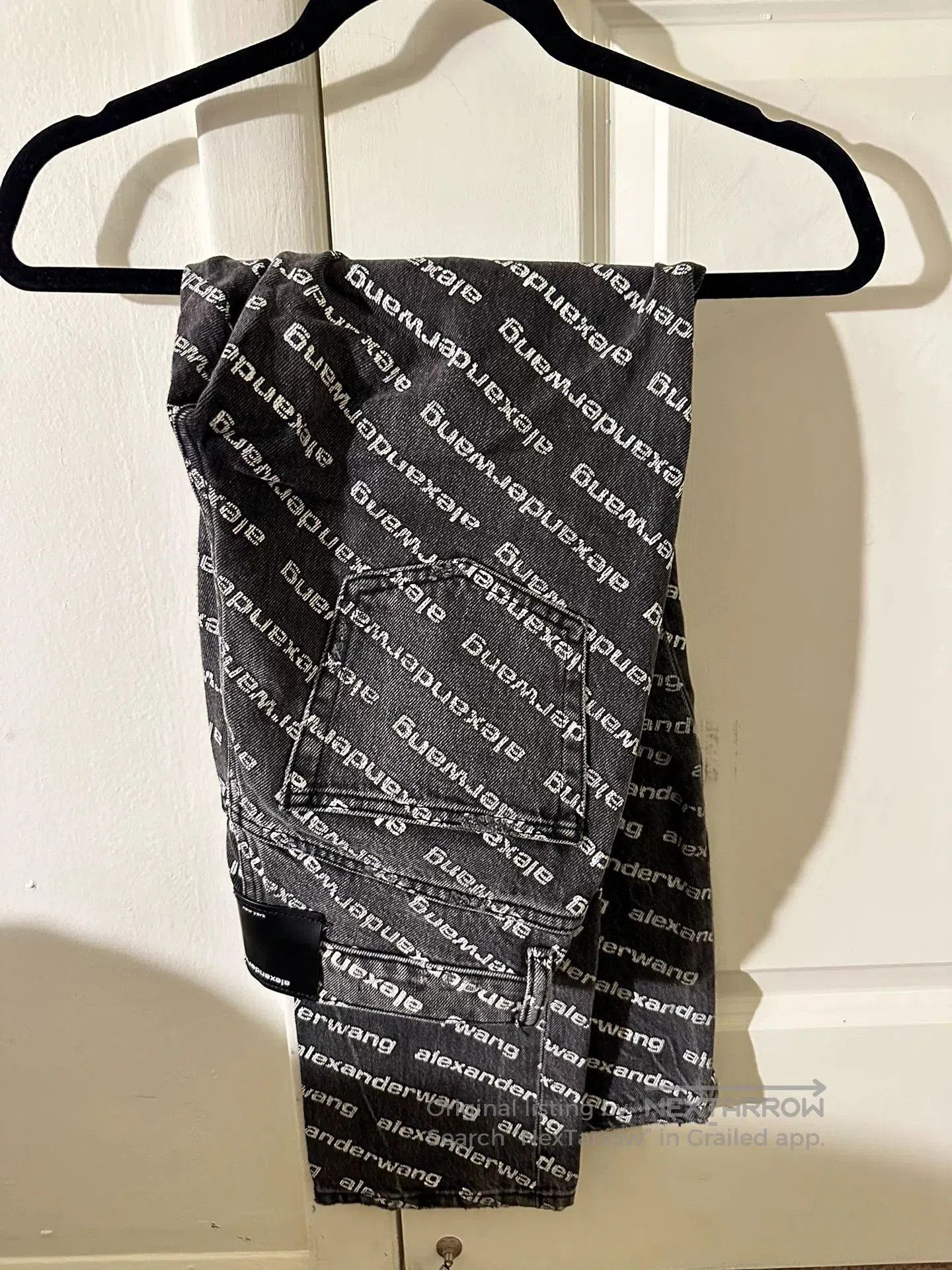 Alexander Wang Alexander Wang Logo Denim Jeans Size 24. Size 24" / US 00 / IT 34 - 1 Thumbnail
