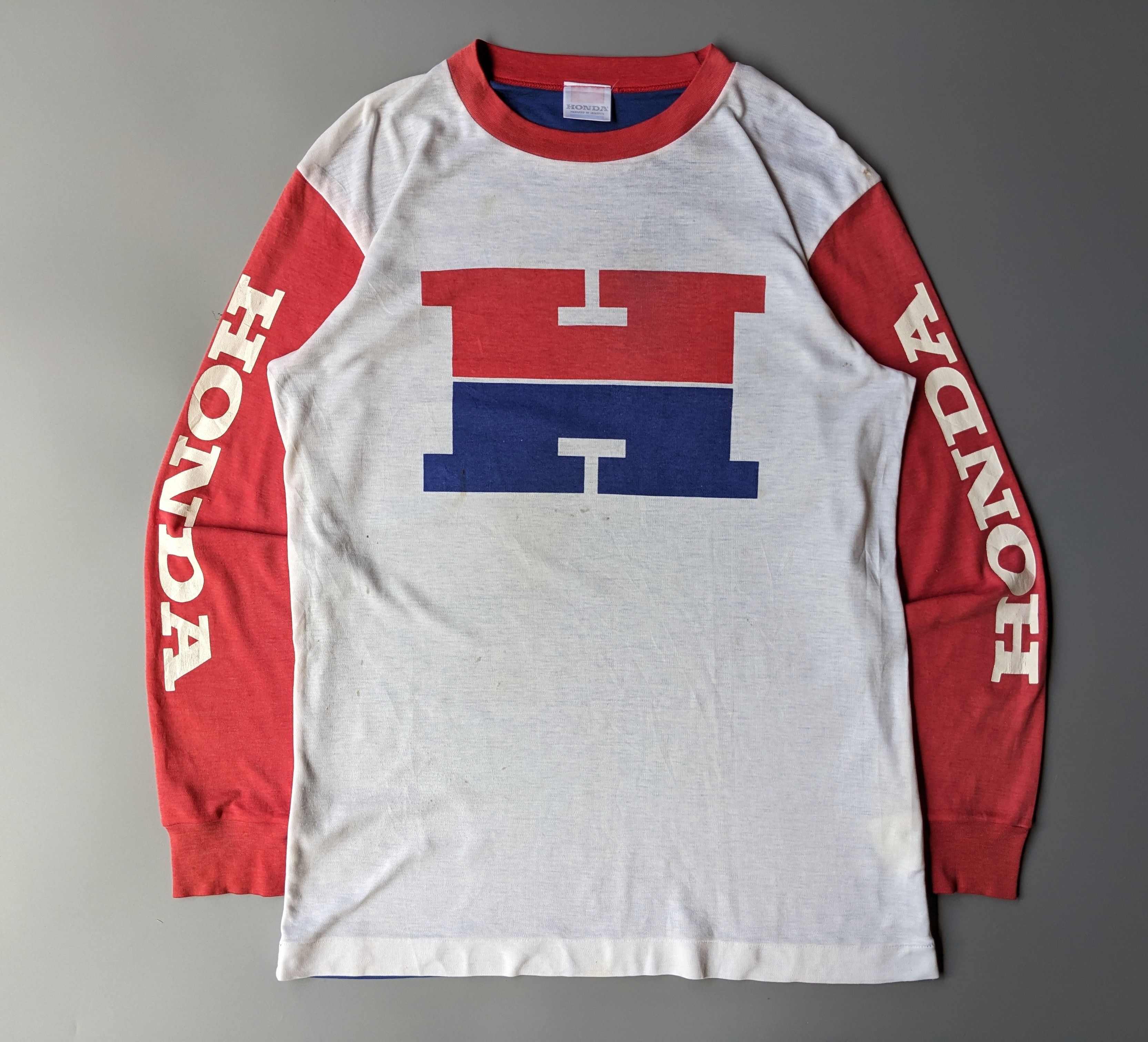 Honda Vintage HONDA racing longsleeve shirt Size US M / EU 48-50 / 2 - 1 Thumbnail