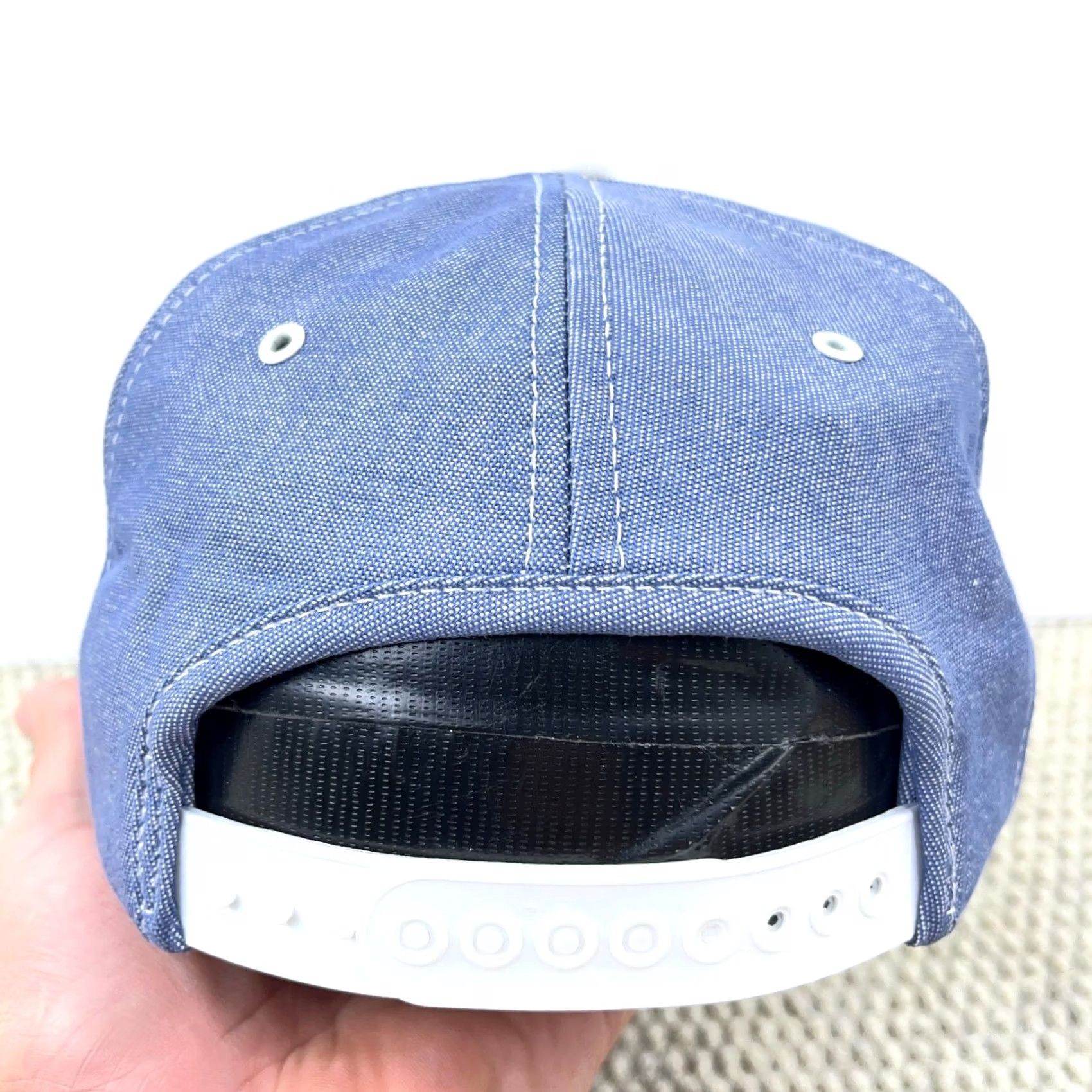 Vintage VINTAGE K Products Denim Trucker Hat Cap Apple Lambert Trucking Made In USA 80s Size ONE SIZE - 3 Thumbnail