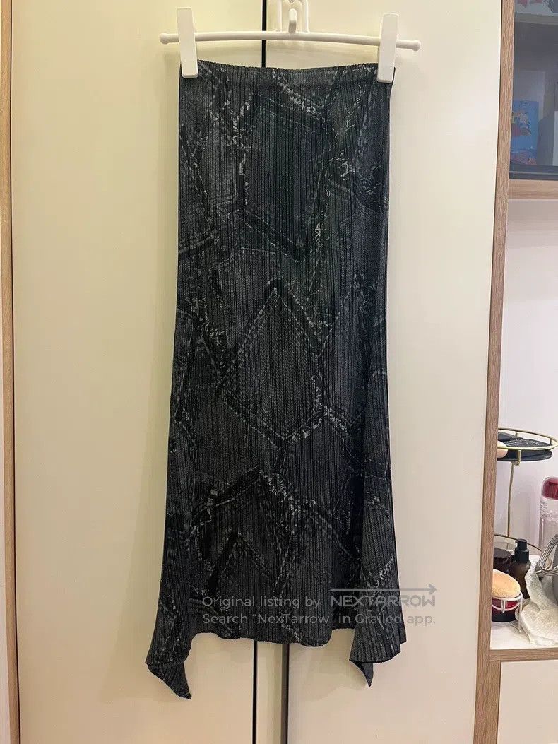 Issey Miyake Issey Miyake size:1 Denim Mermaid Midi Skirt Size 31" - 1 Thumbnail