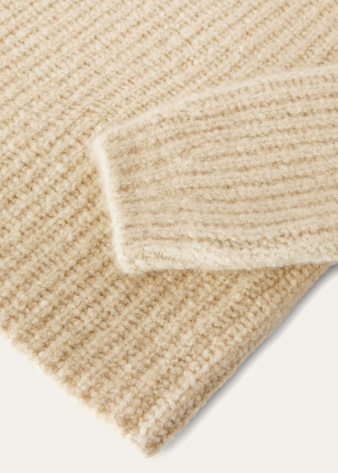 Loro Piana o1srvl11e1125 FAM6680 Cocooning Turtleneck Sweater in Beige Size L / US 10 / IT 46 - 3 Thumbnail