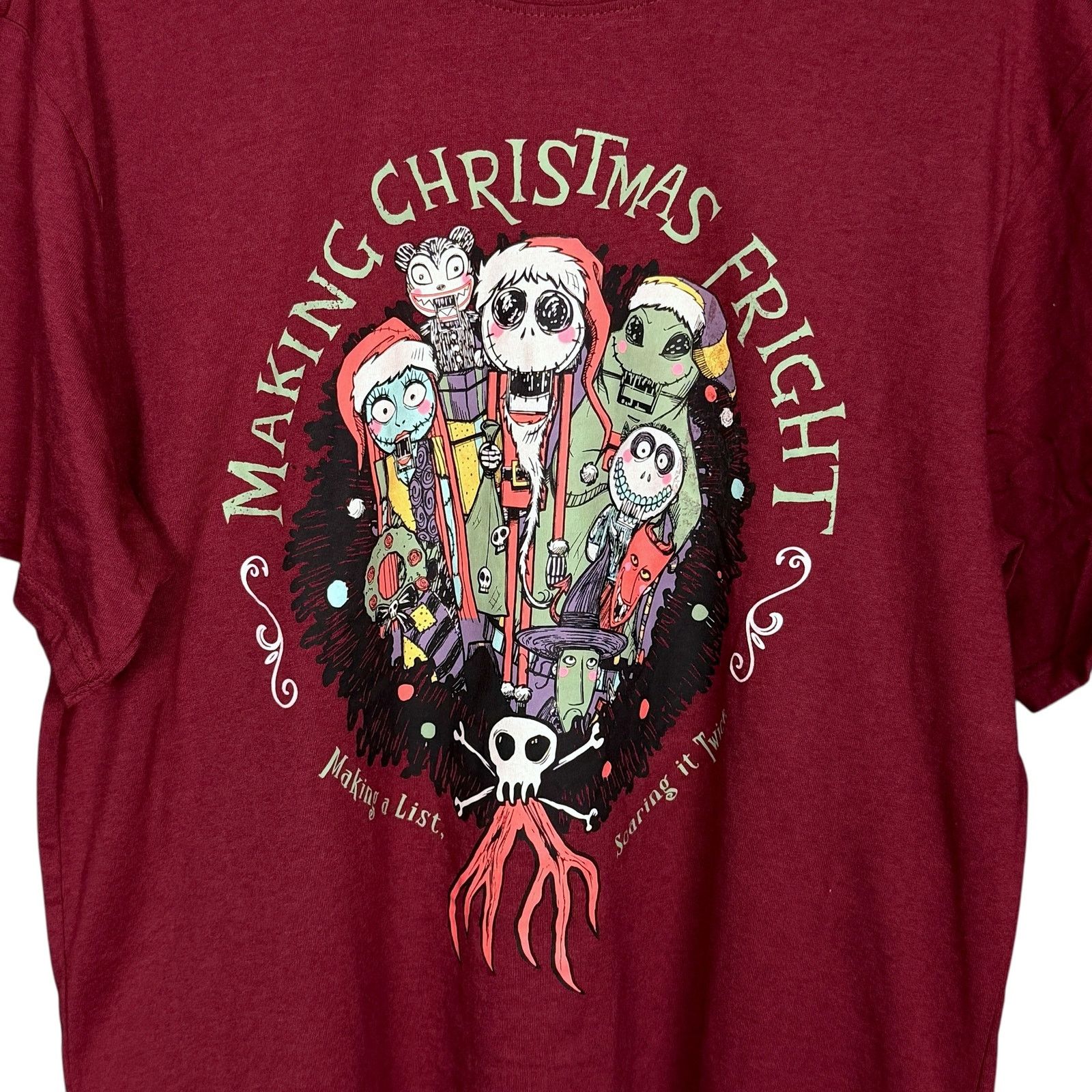 Disney Disney Nightmare Before Christmas Fright Mens XL T-Shirt New Size US XL / EU 56 / 4 - 3 Thumbnail
