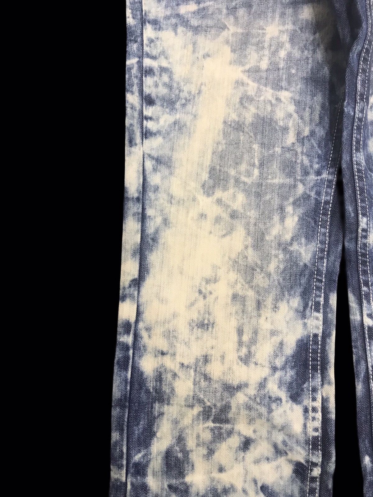 semanticdesign 💥90s Style💥semantic design Acid Wash Bleached Denim F298 Size US 31 - 6 Thumbnail