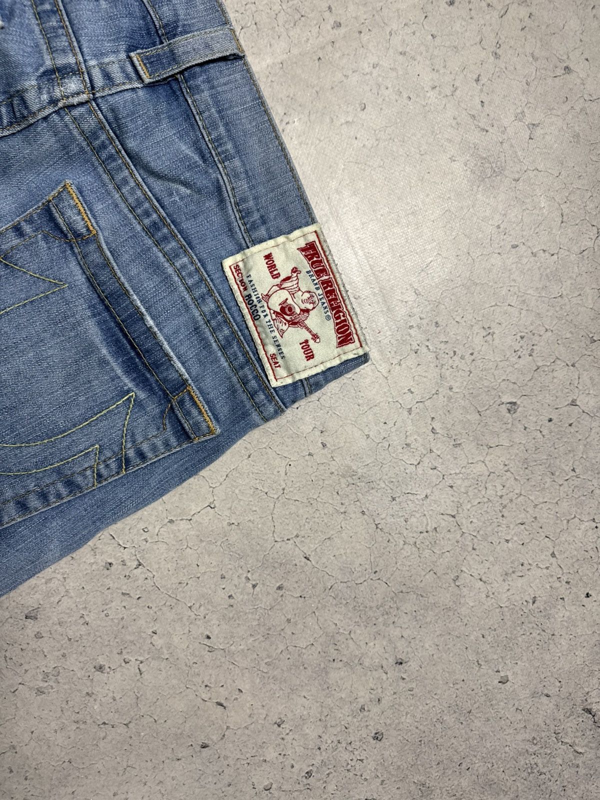 True Religion True Religion Baggy Denim Jeans Size 34 Big Logo Size US 34 / EU 50 - 10 Thumbnail