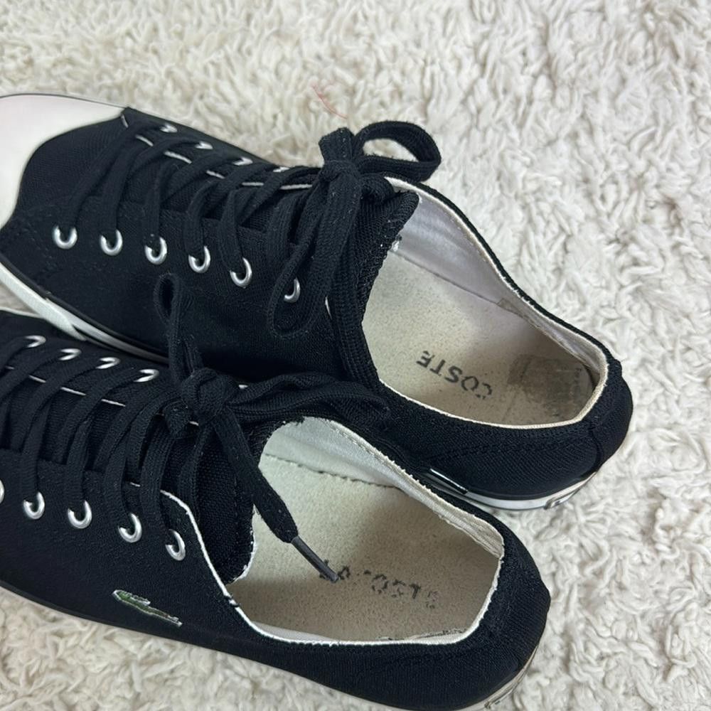 Lacoste Lacoste Low Top Black Sneakers Size 9.5 Men’s Size US 9.5 / EU 42-43 - 10 Thumbnail