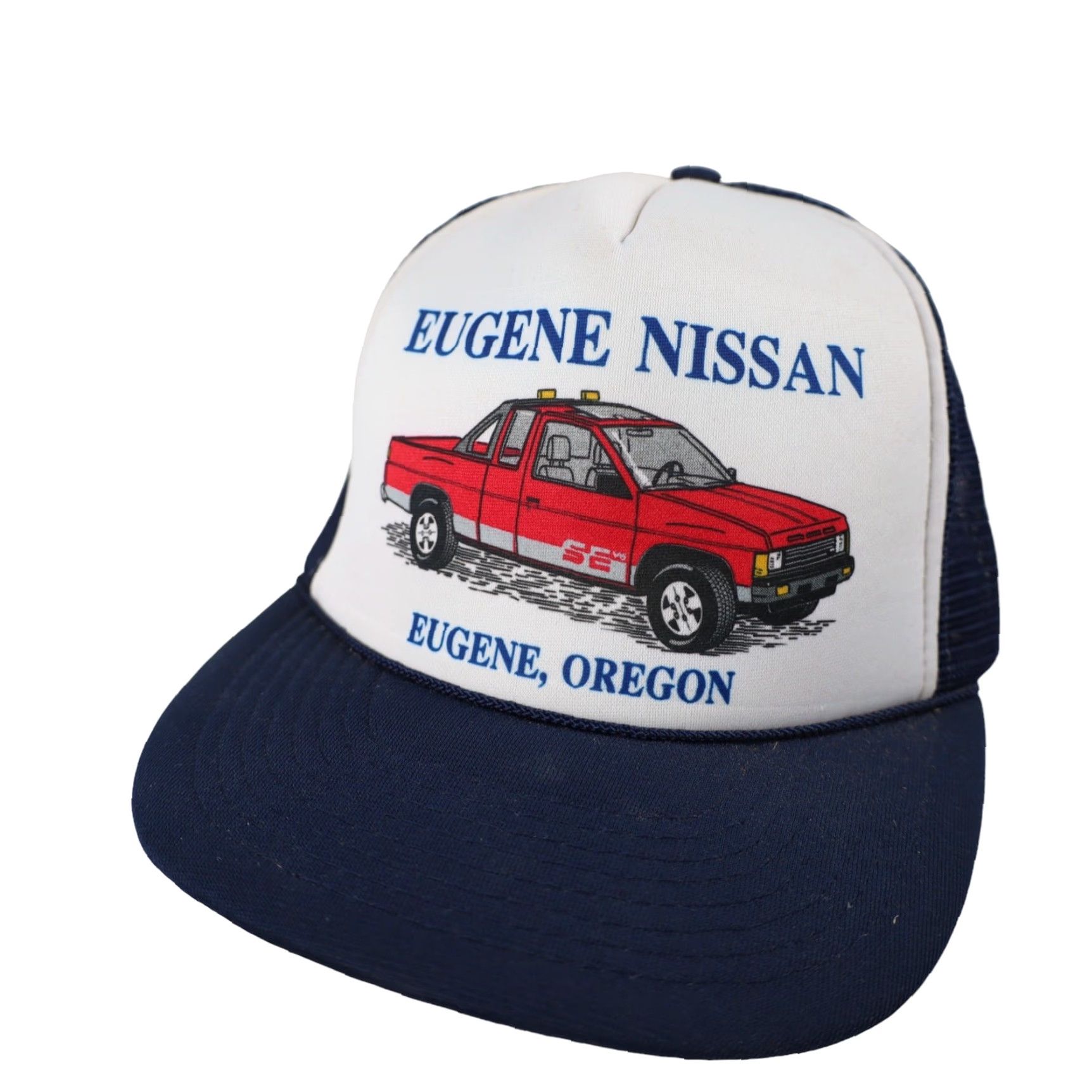 Vintage VINTAGE Nissan D21 Hardbody Extended Cap Mini Truck Graphic Hat Truck Hat Men OS Black 90s Mens Size ONE SIZE - 2 Thumbnail